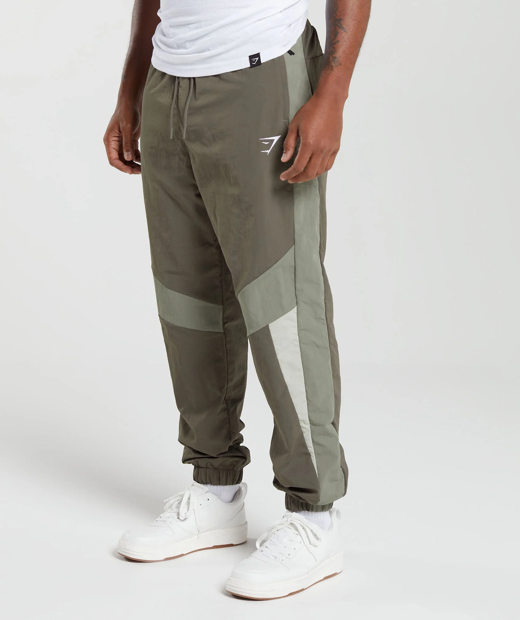 Gymshark Retro Track Pants - Brown - Image 3