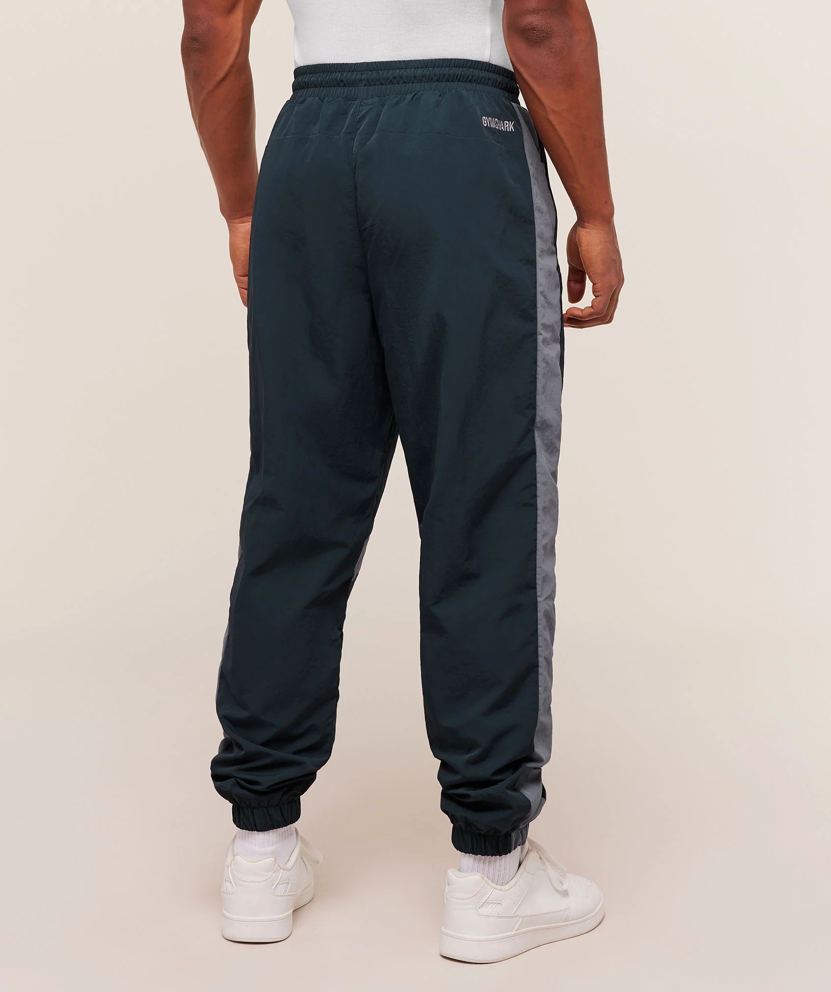 Gymshark Retro Track Pants - Deep Petrol Blue/Iron Blue/Denim Grey - Image 3