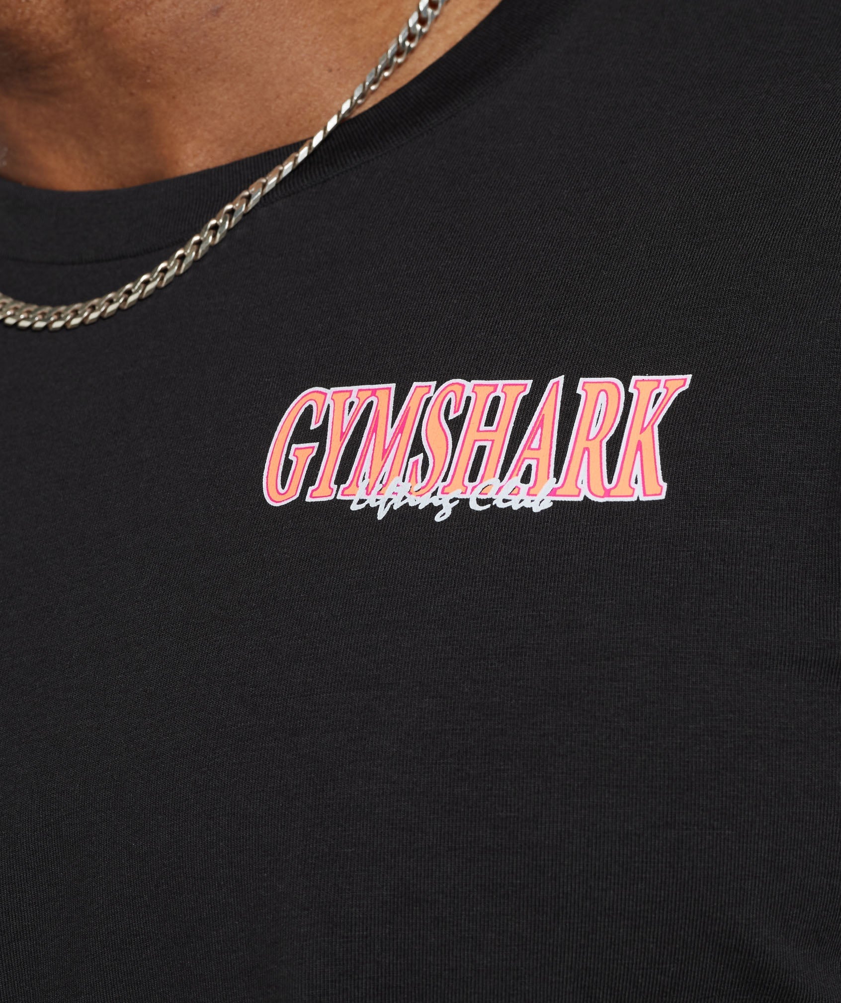 Gymshark Retrowave Crop T-Shirt - Black - Image 5