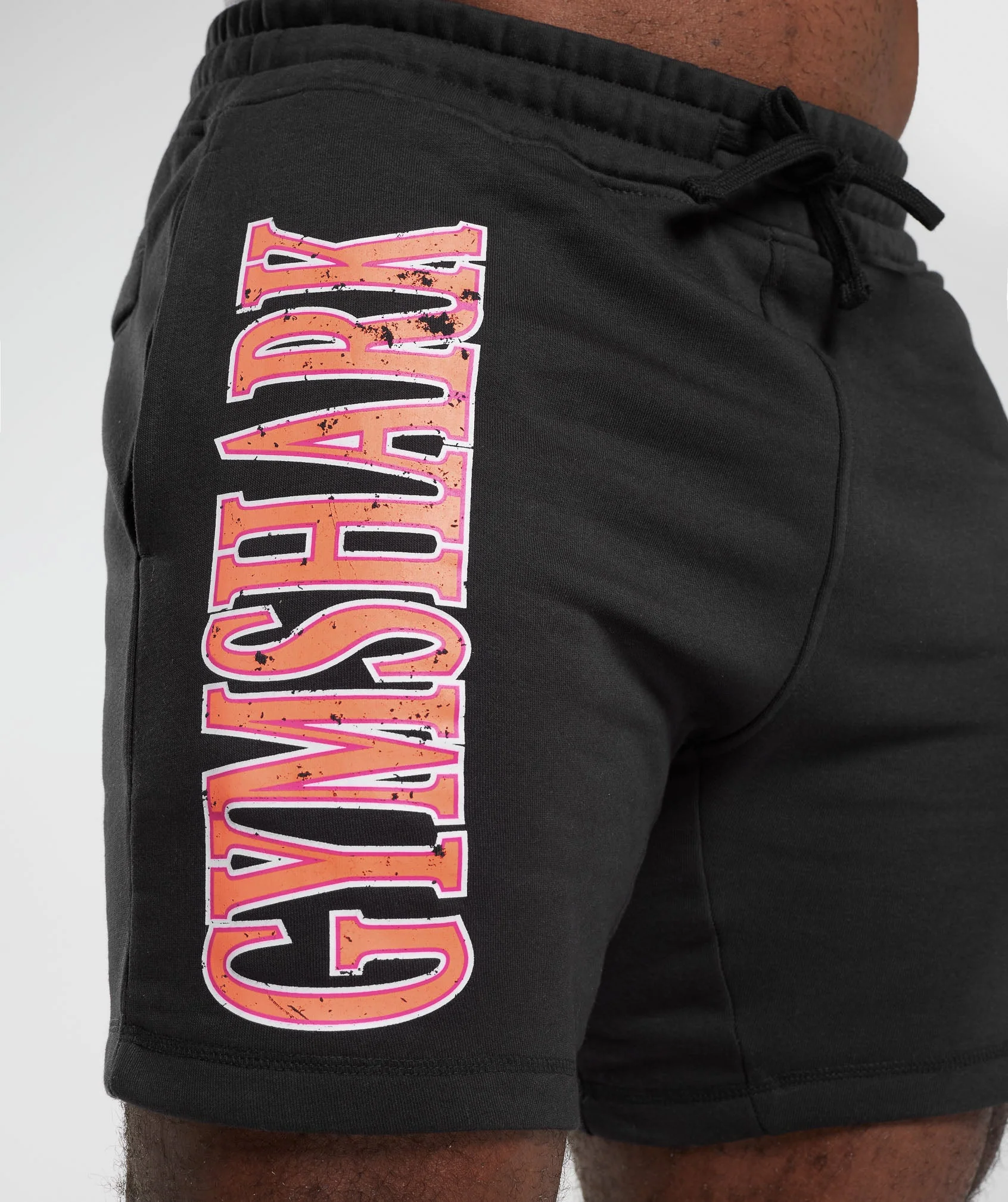 Gymshark Retrowave Shorts - Black - Image 5