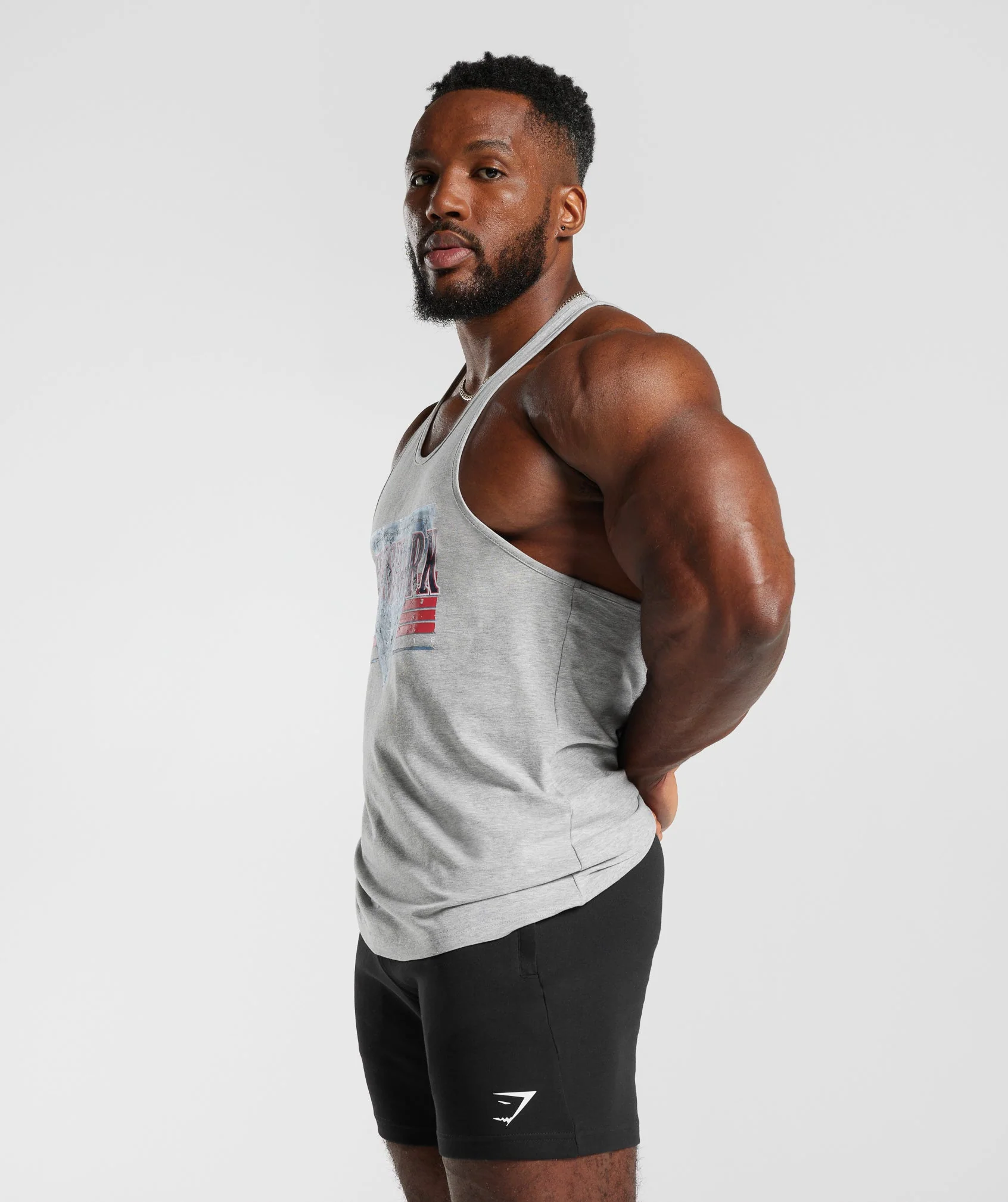 Gymshark Retrowave Stringer - Light Grey Core Marl - Image 3