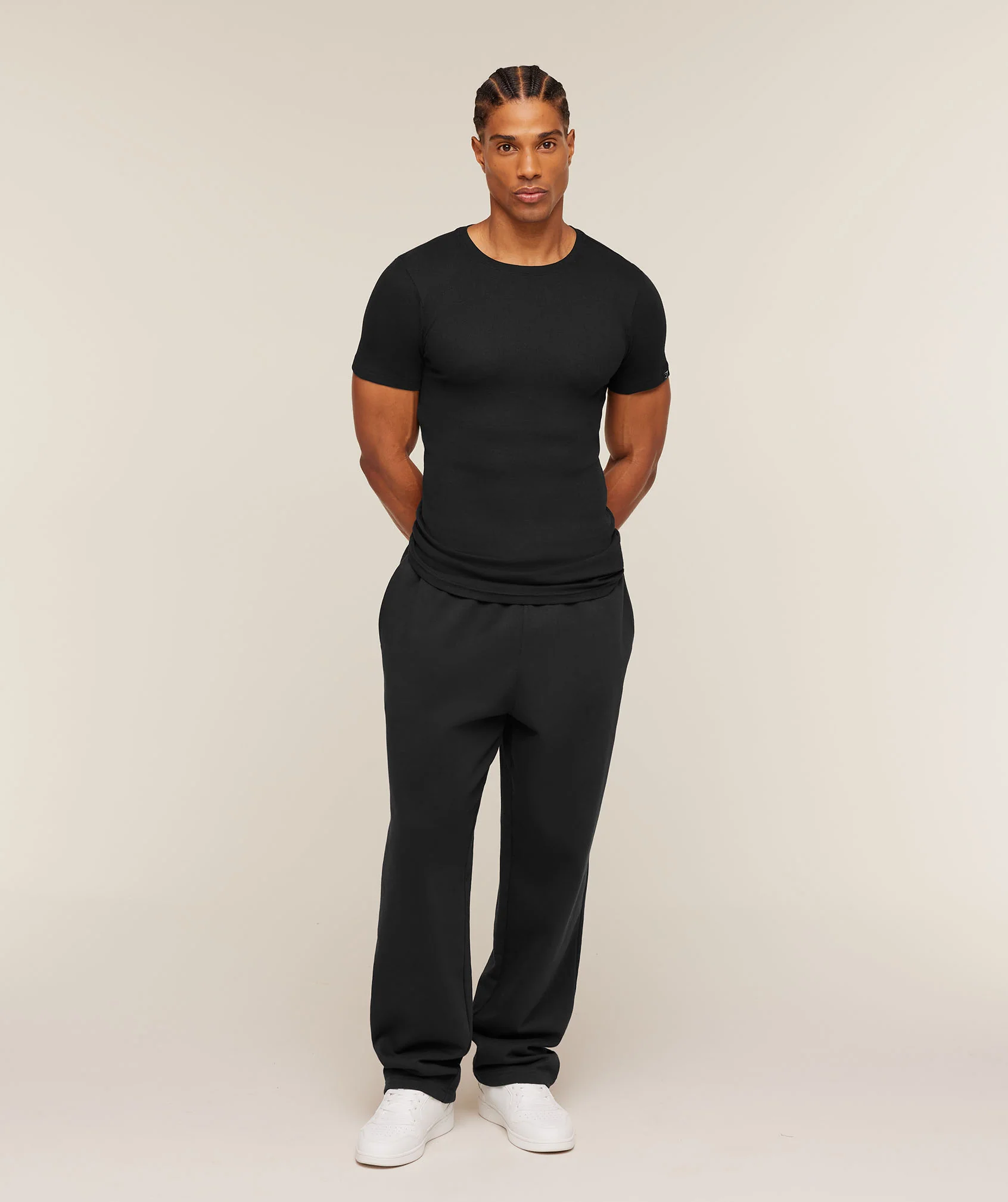 Gymshark Ribbed T-Shirt - Black - Image 4