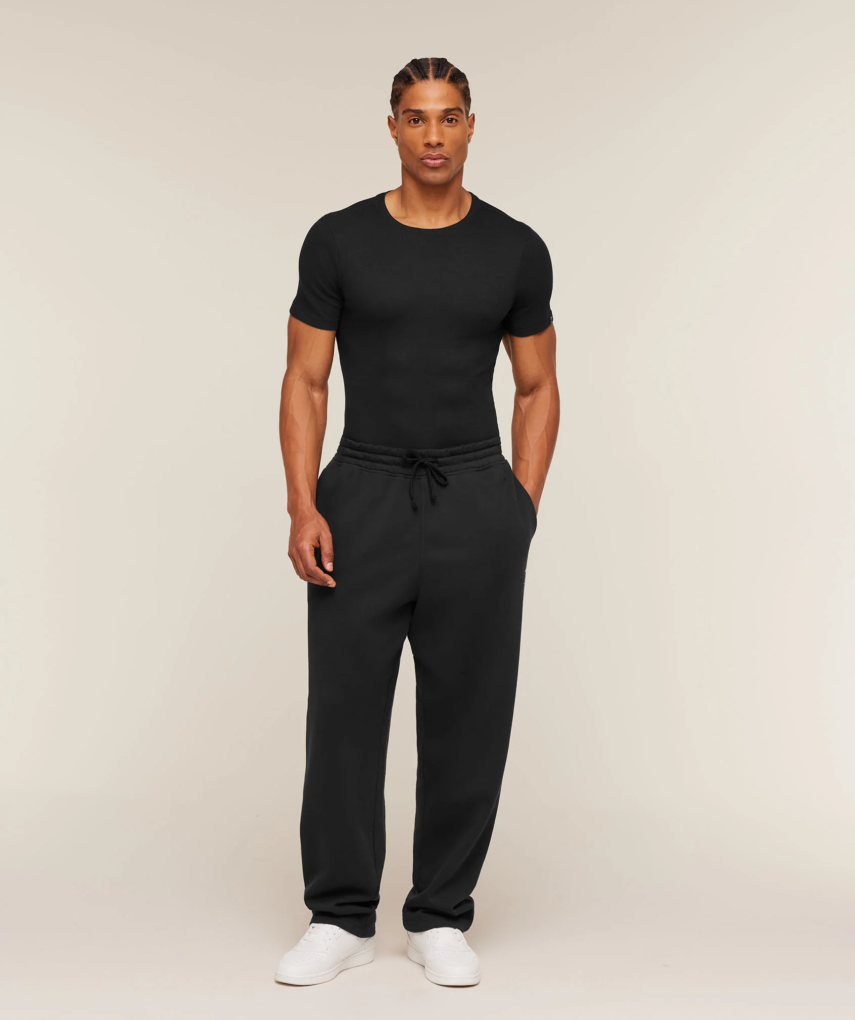 Gymshark Ribbed T-Shirt - Black - Image 5