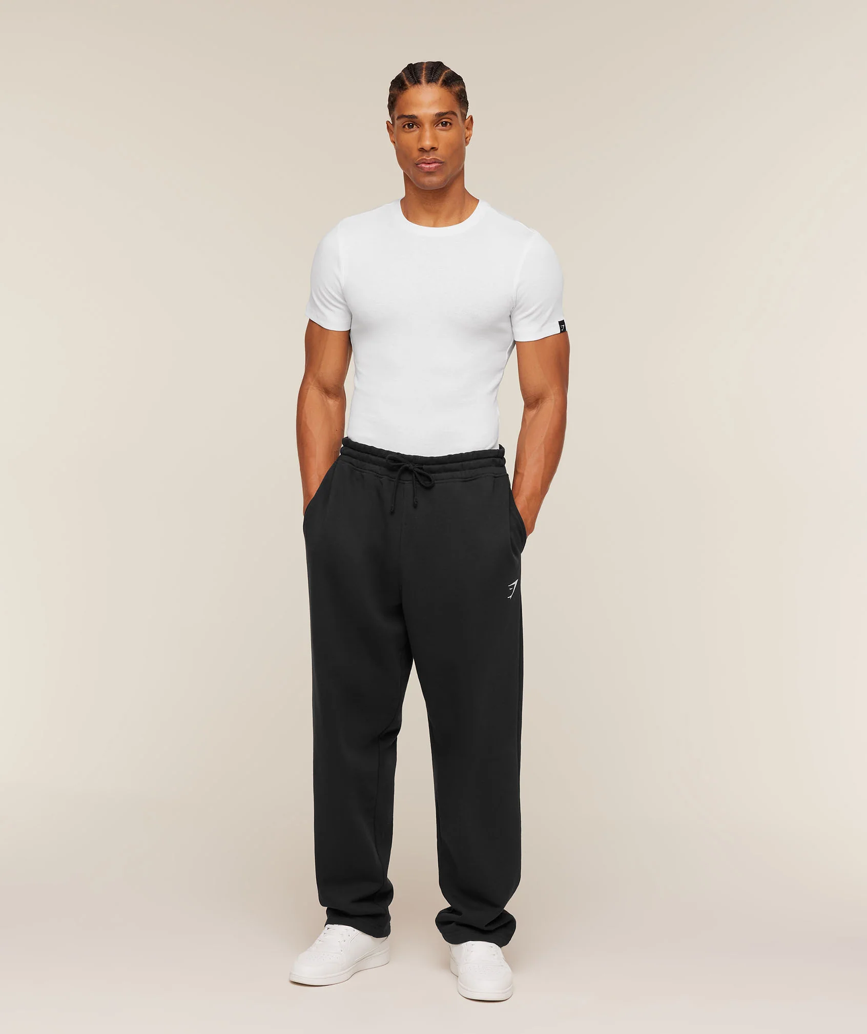 Gymshark Ribbed T-Shirt - White - Image 5