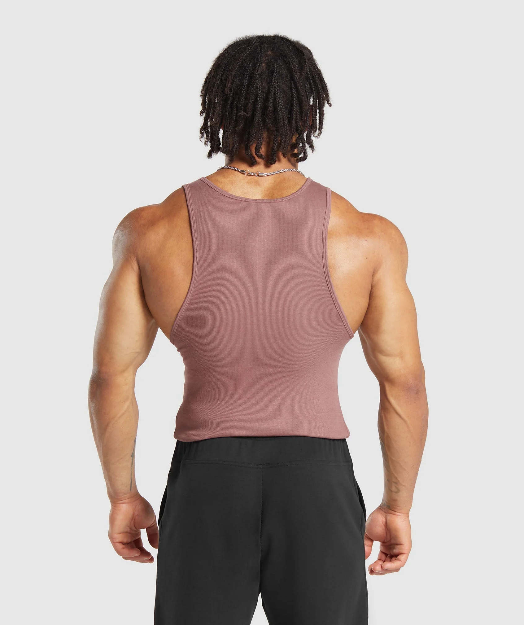 Gymshark Ribbed Tank 1PK - Brick Brown - Image 2