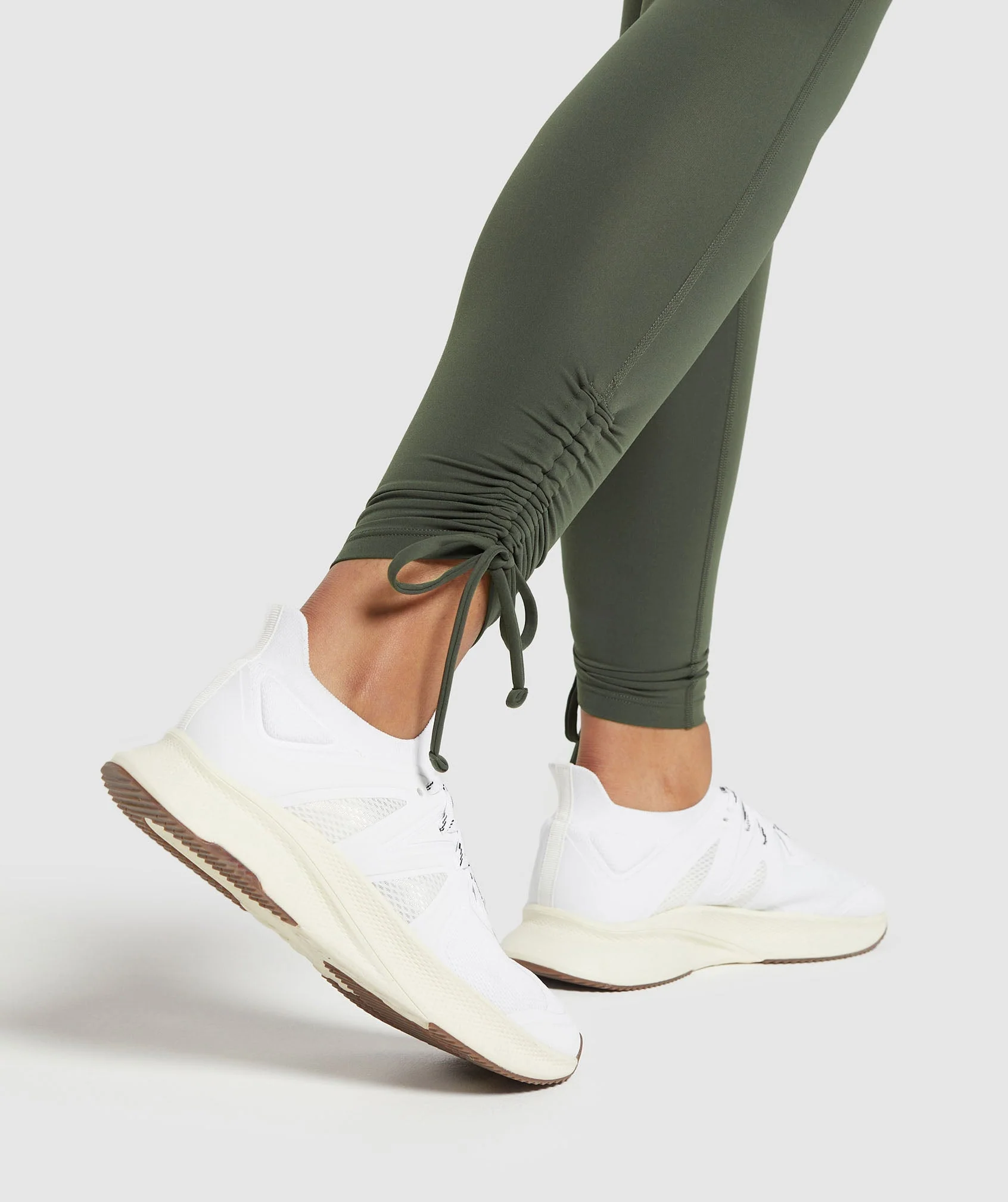 Gymshark Ribbon Ankle Leggings - Strength Green - Image 5