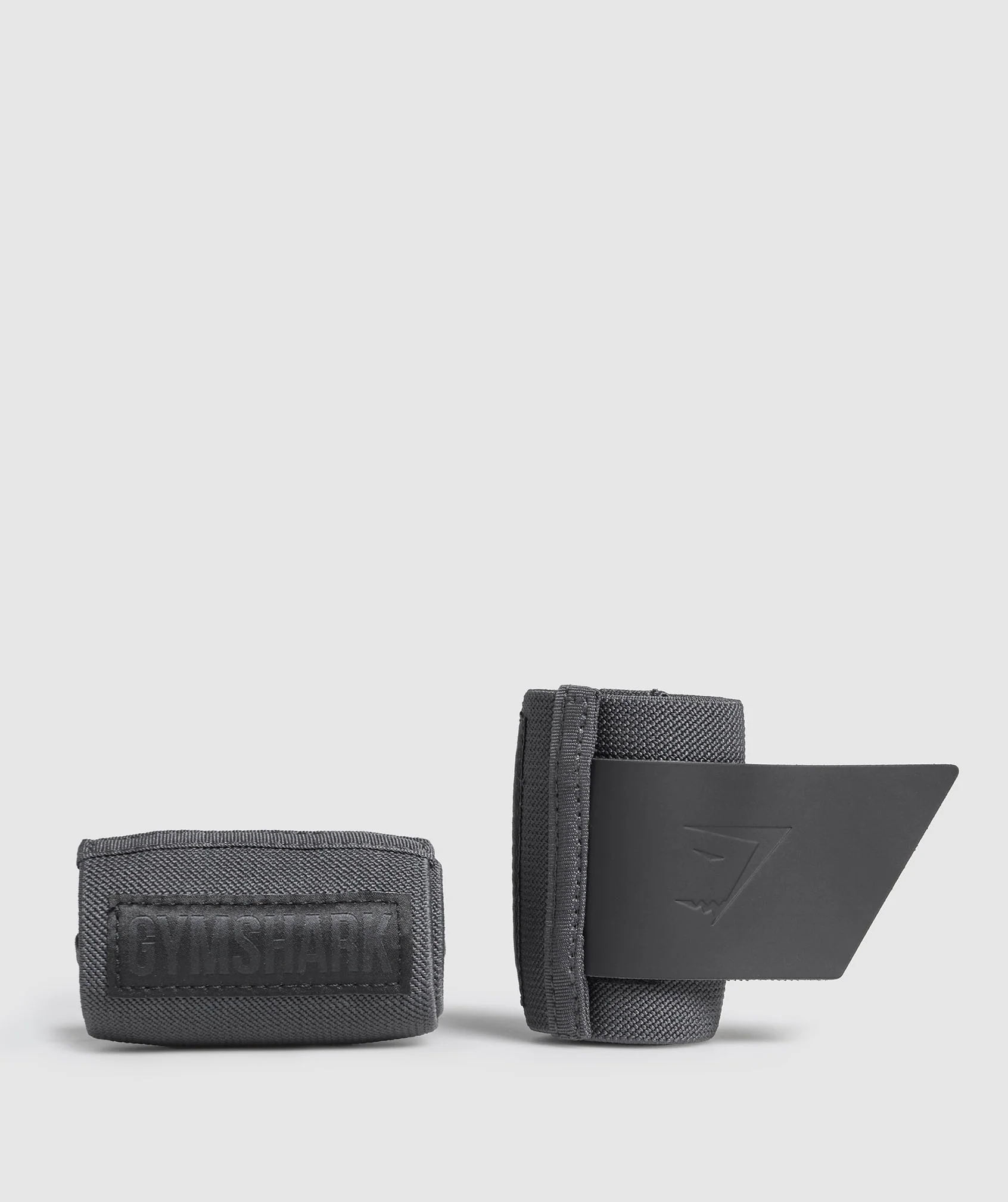 Gymshark Rigid Wrist Straps - Asphalt Grey