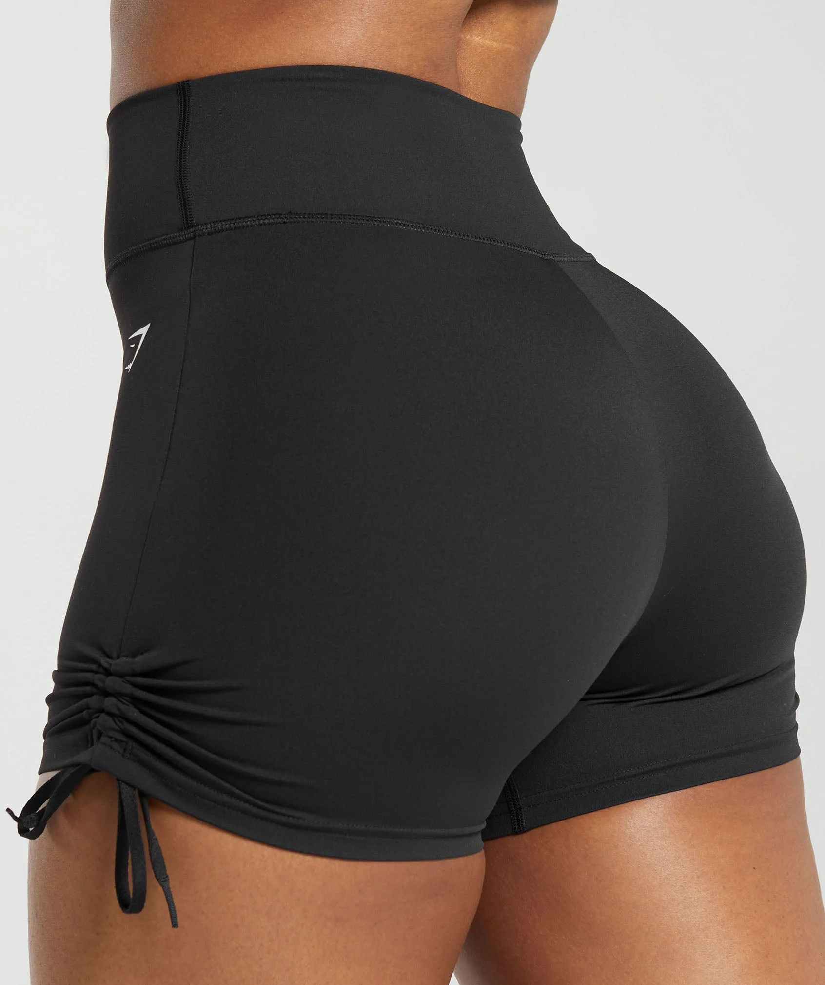 Gymshark Ruche Shorts - Black - Image 6