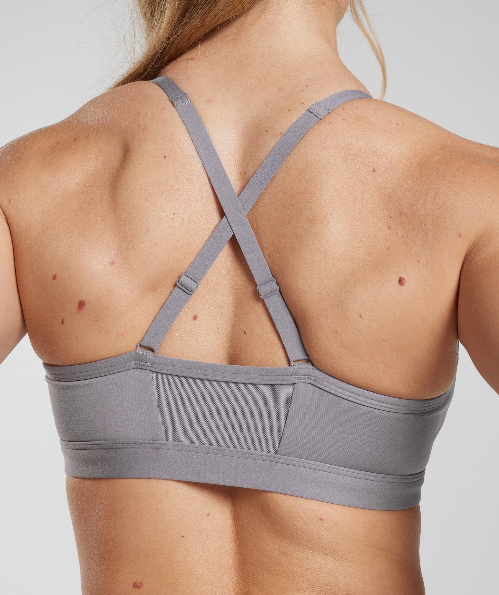 Gymshark Ruched Sports Bra - Slate Lavender - Image 4