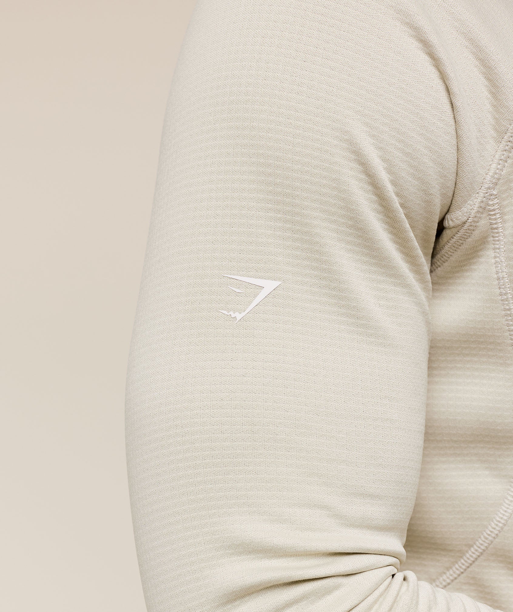 Gymshark Running 1/4 Zip - Pebble Grey - Image 6