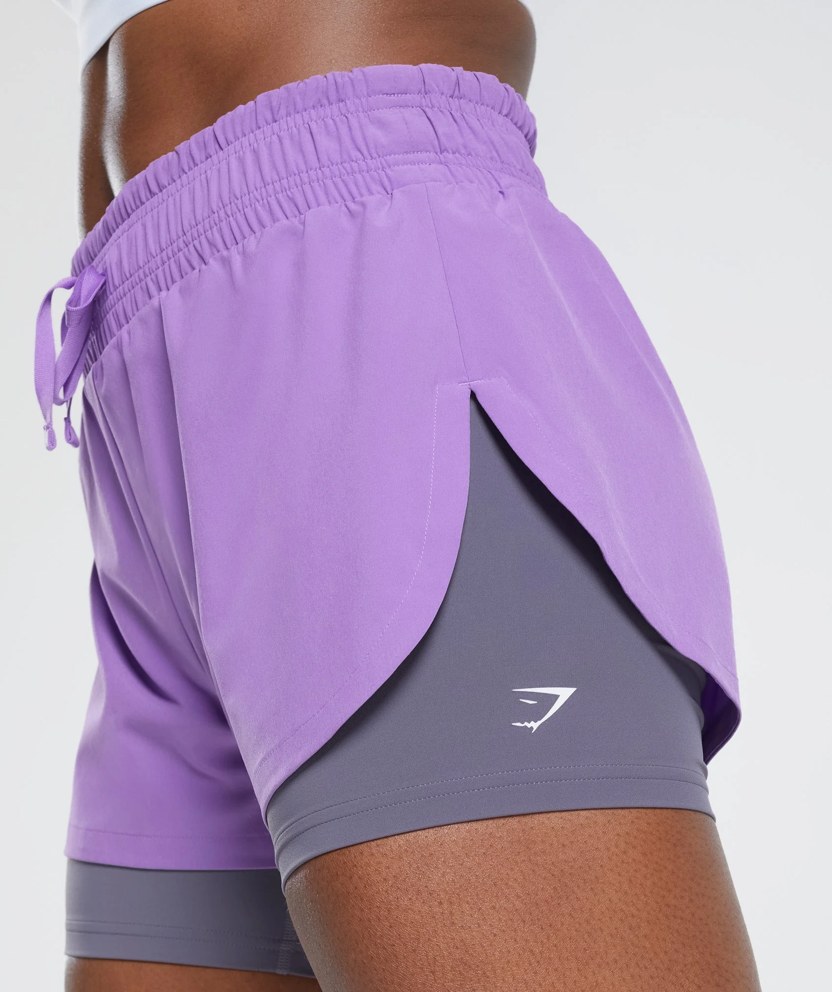 Gymshark RUNNING 2 IN 1 SHORTS - Grape Purple/Dewberry Purple - Image 5