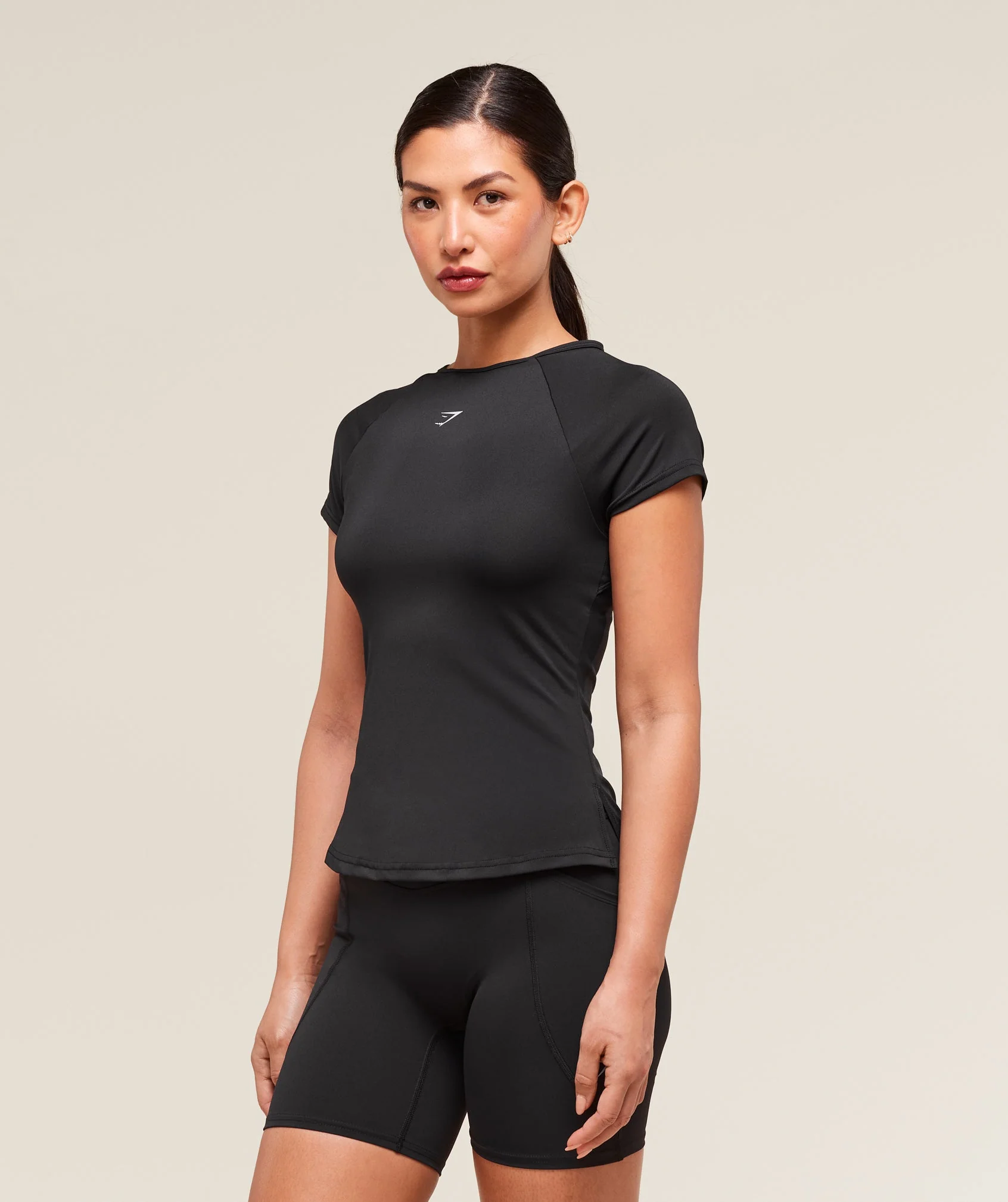 Gymshark Running Back Vent T-Shirt - Black - Image 3