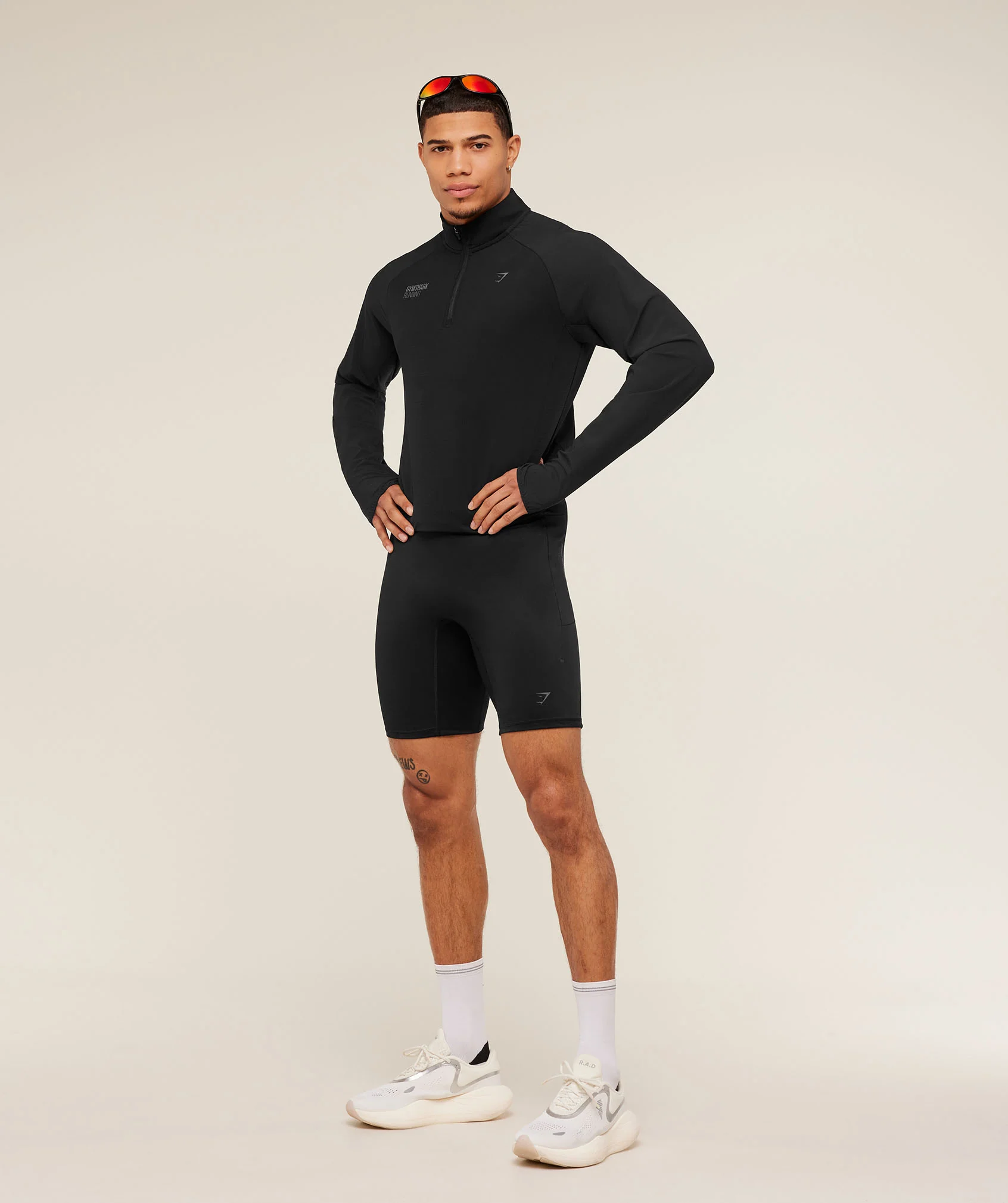 Gymshark Running Elite 1/4 Zip - Black - Image 10