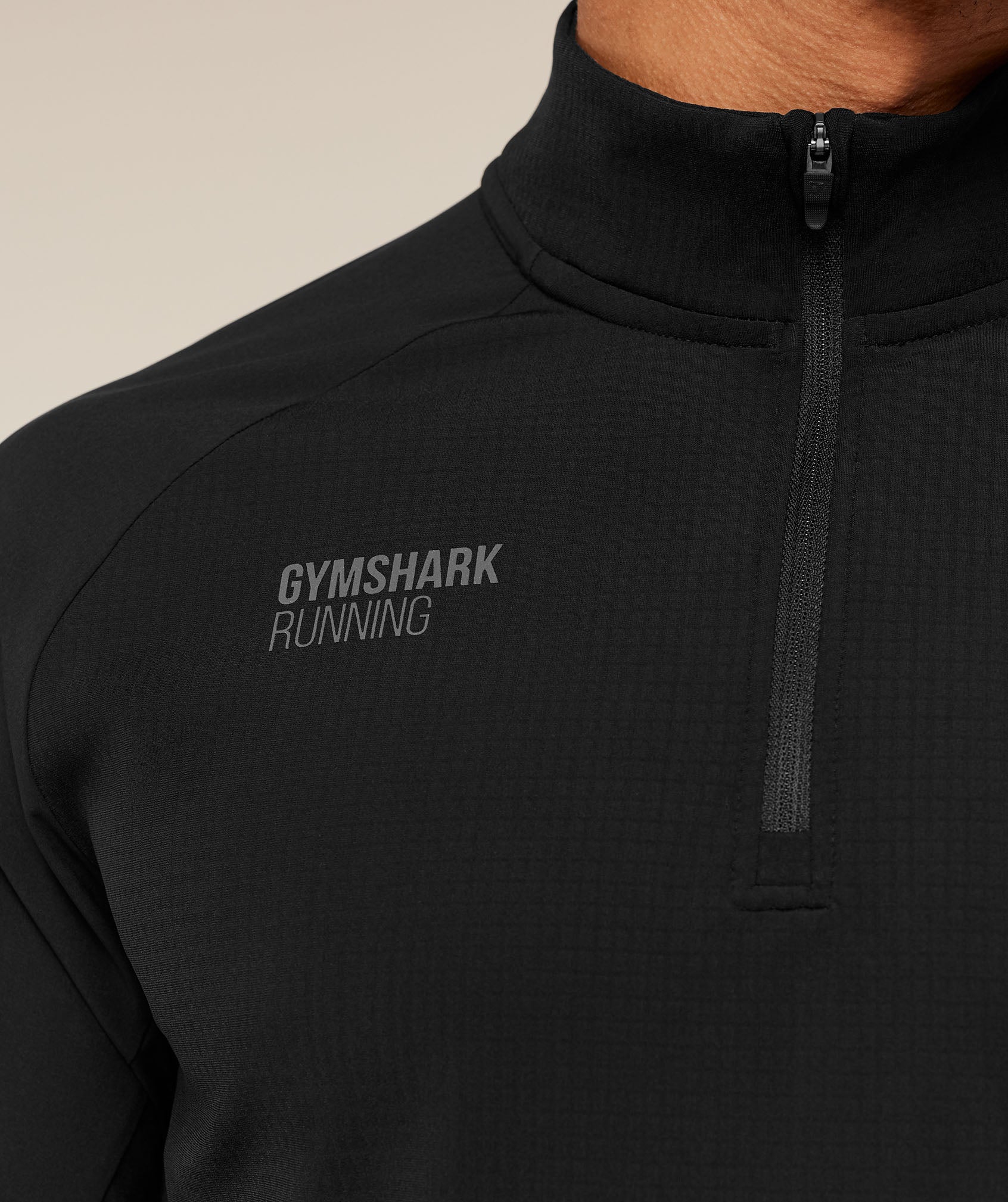 Gymshark Running Elite 1/4 Zip - Black - Image 8