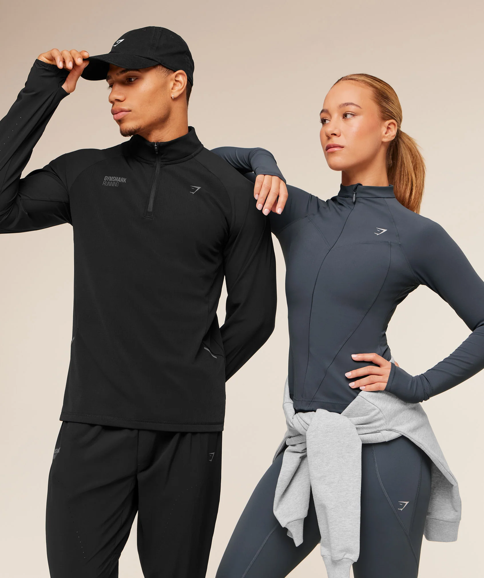 Gymshark Running Elite 1/4 Zip - Black - Image 9