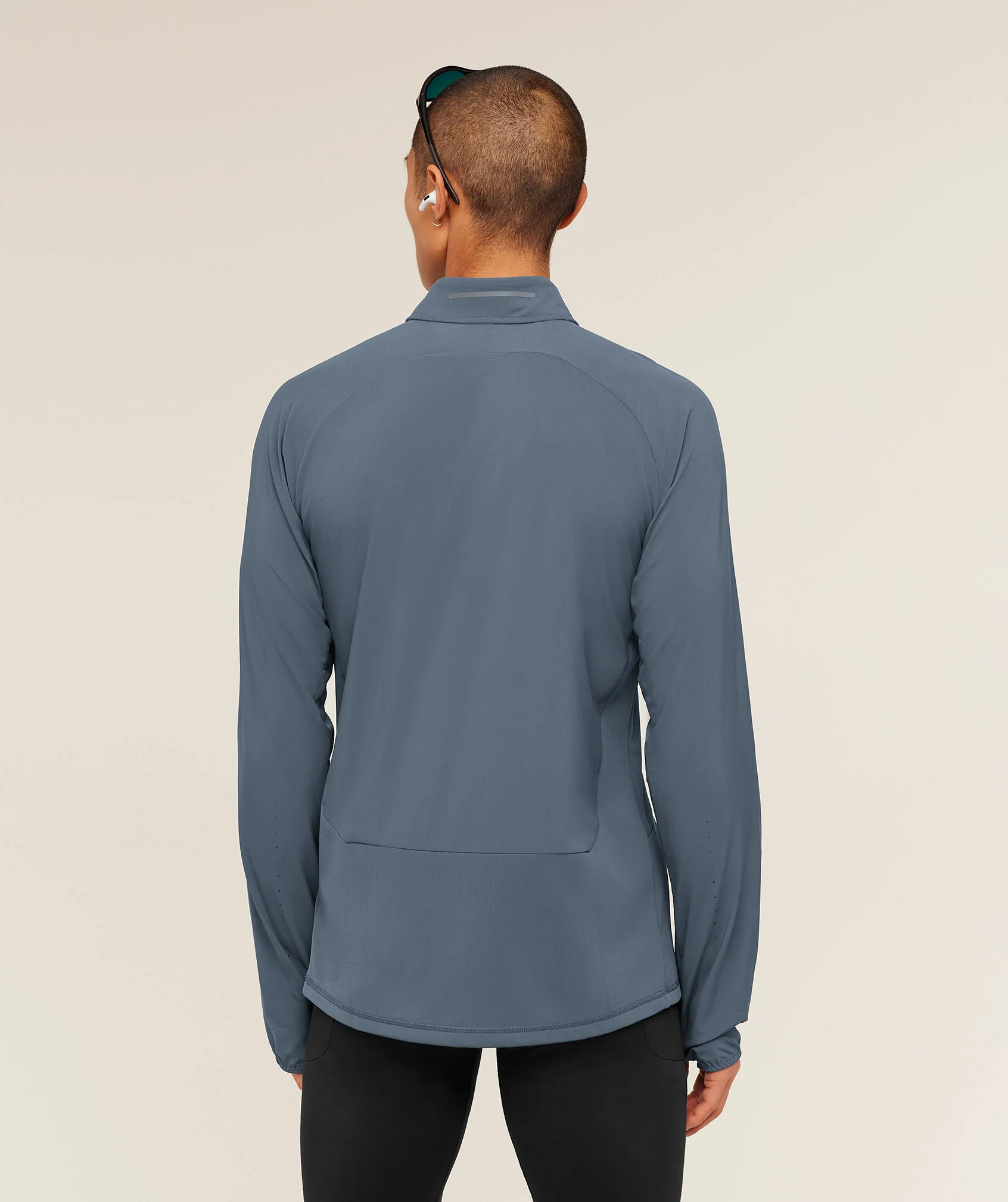 Gymshark Running Elite 1/4 Zip - Titanium Blue - Image 3