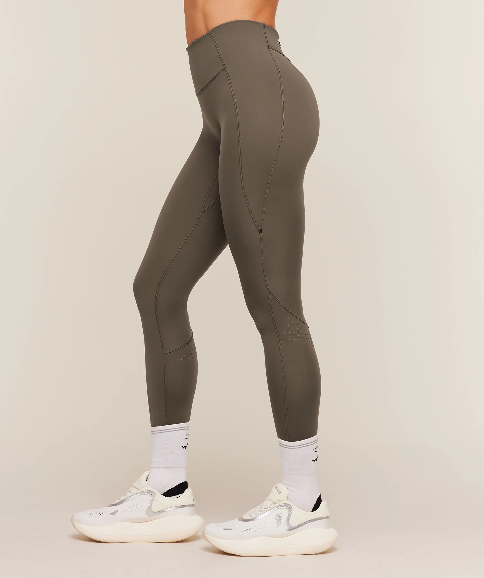 Gymshark Running Elite Leggings - Camo Brown - Image 3