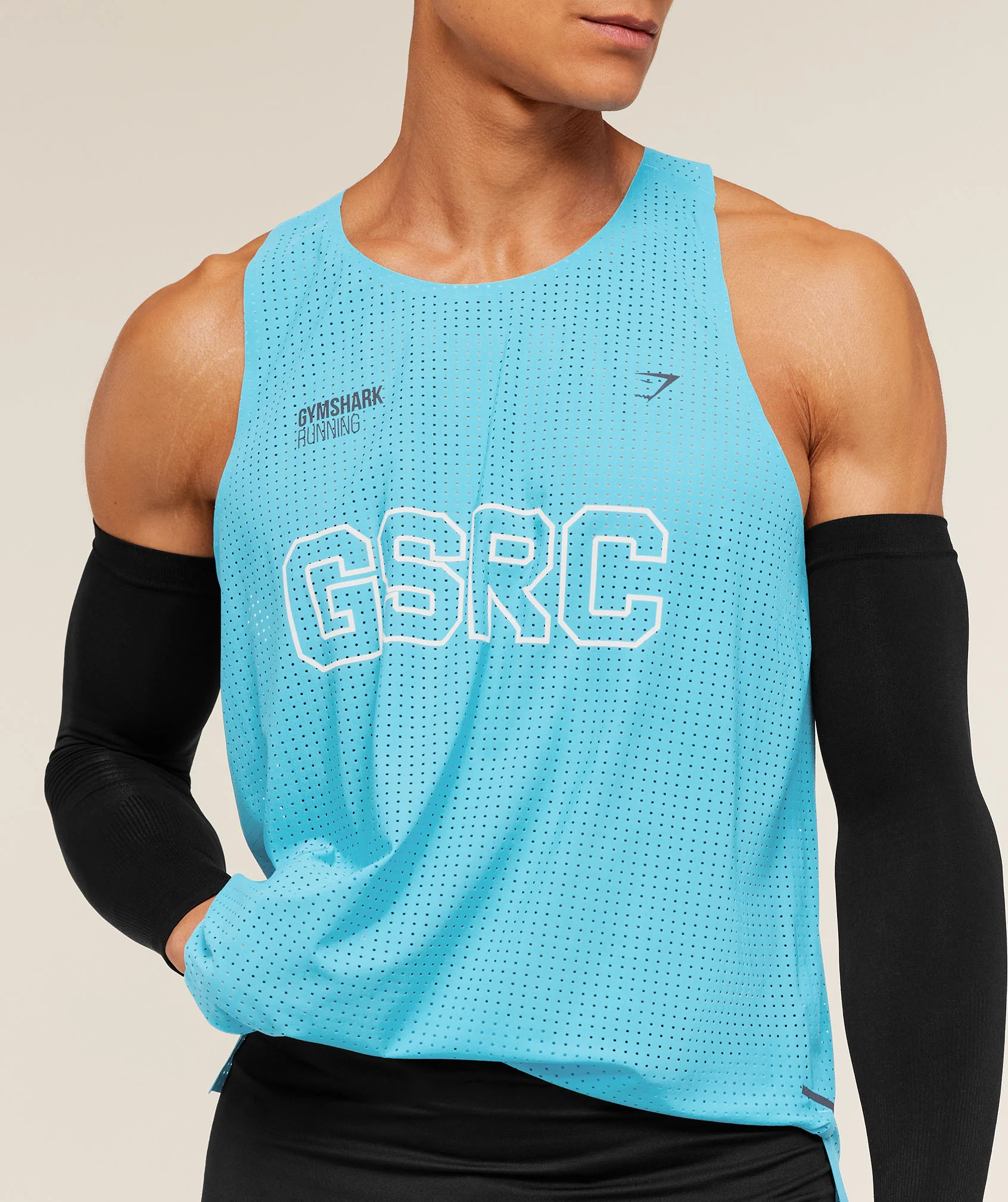 Gymshark Running Elite Race Vest - Brand Blue - Image 5