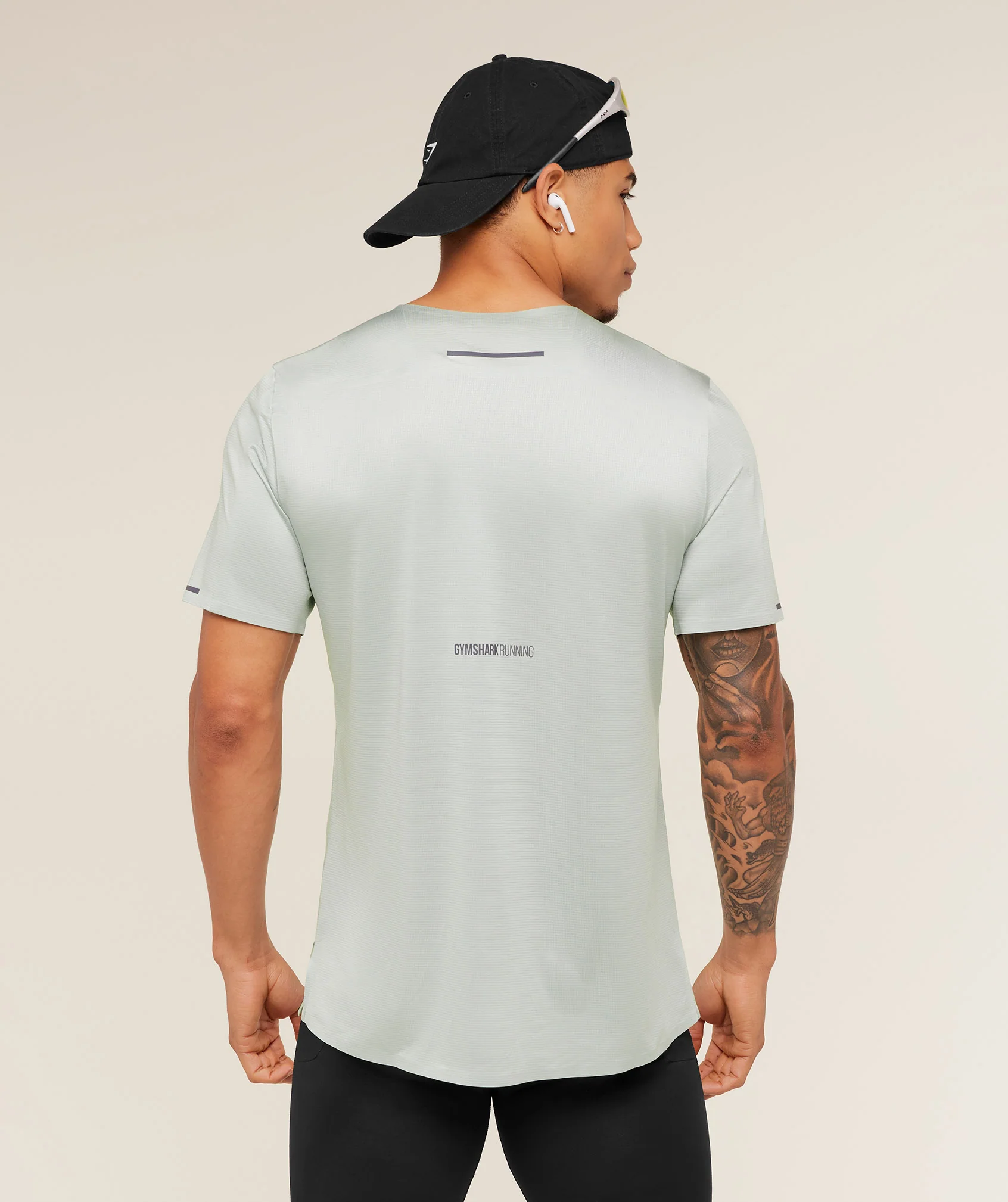 Gymshark Running Elite T-Shirt - Morning Blue - Image 2