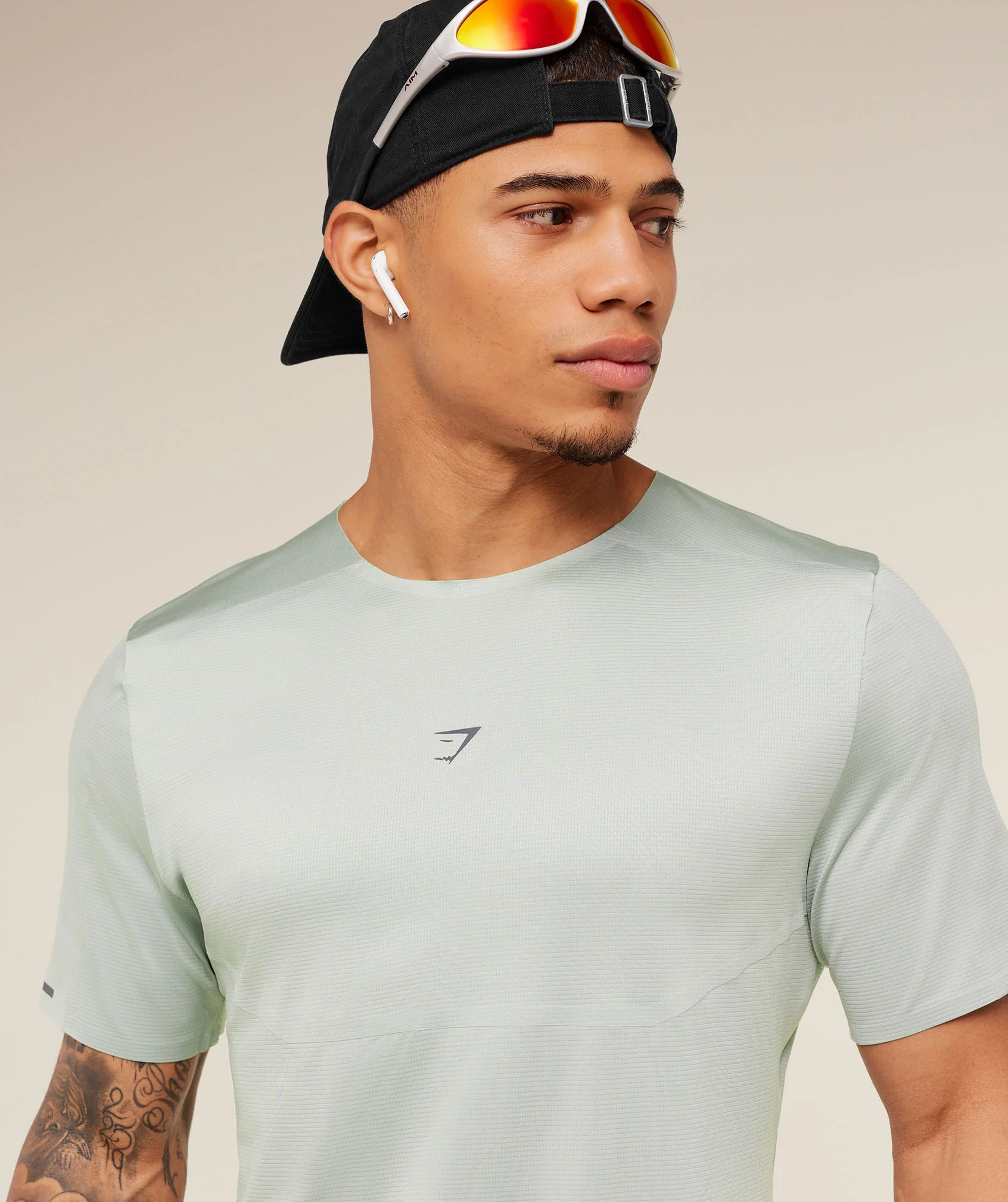Gymshark Running Elite T-Shirt - Morning Blue - Image 5