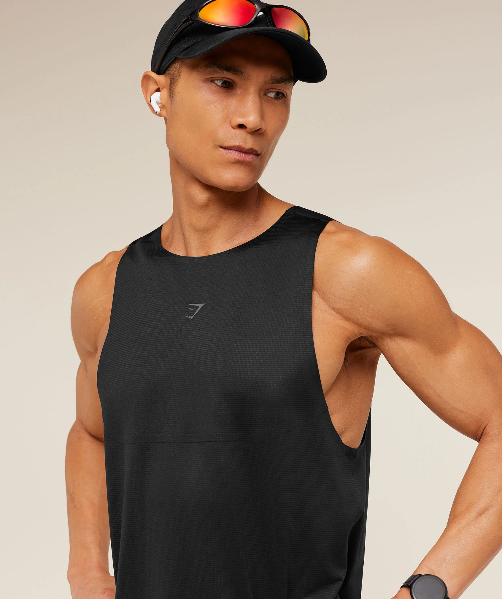 Gymshark Running Elite Tank - Black - Image 5