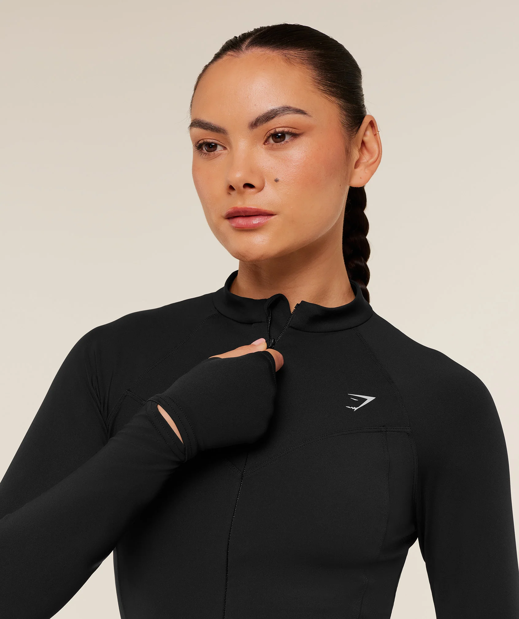 Gymshark Running Full Zip Jacket - Black - Image 5
