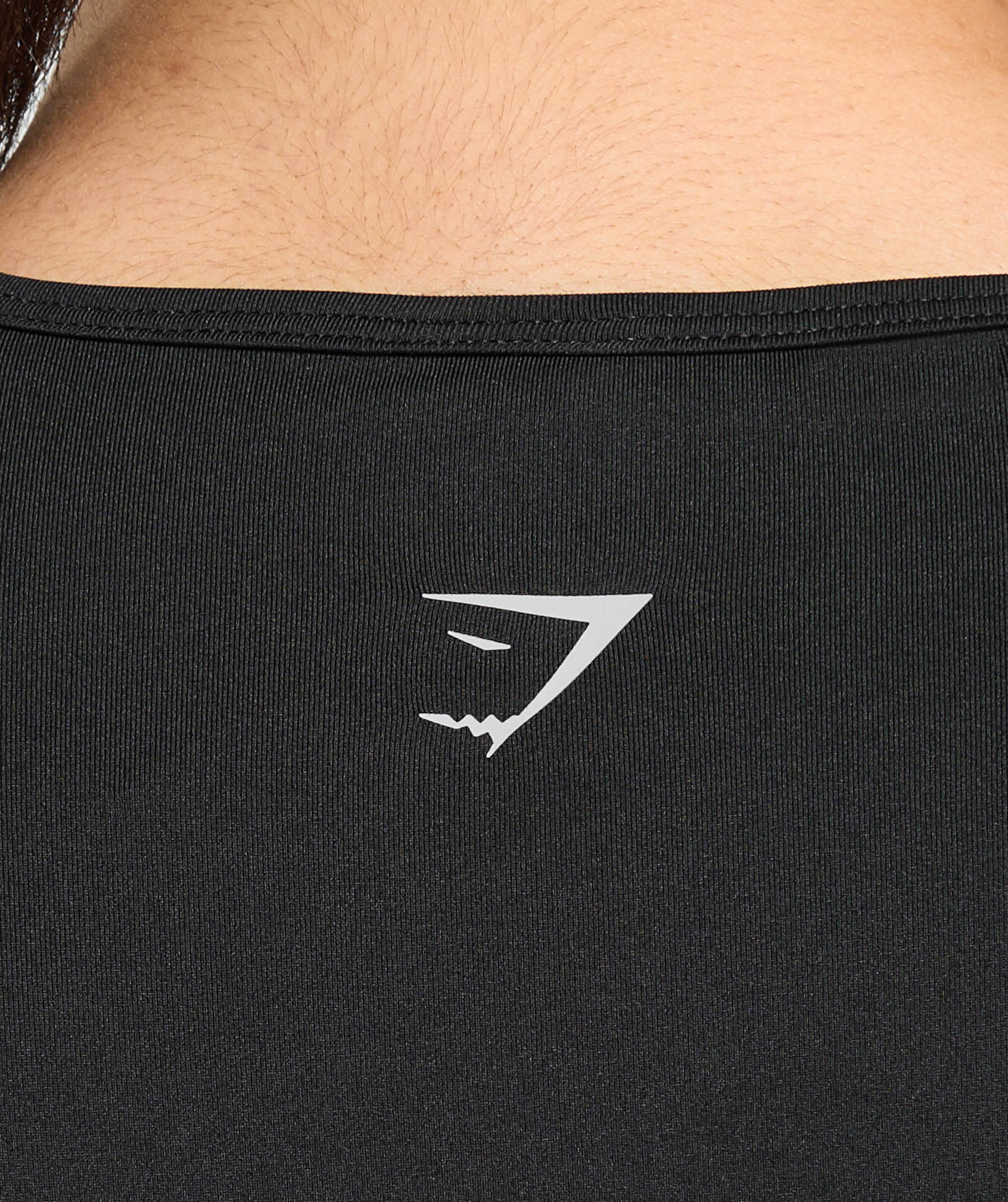 Gymshark Running Sleeve Top - Black - Image 6