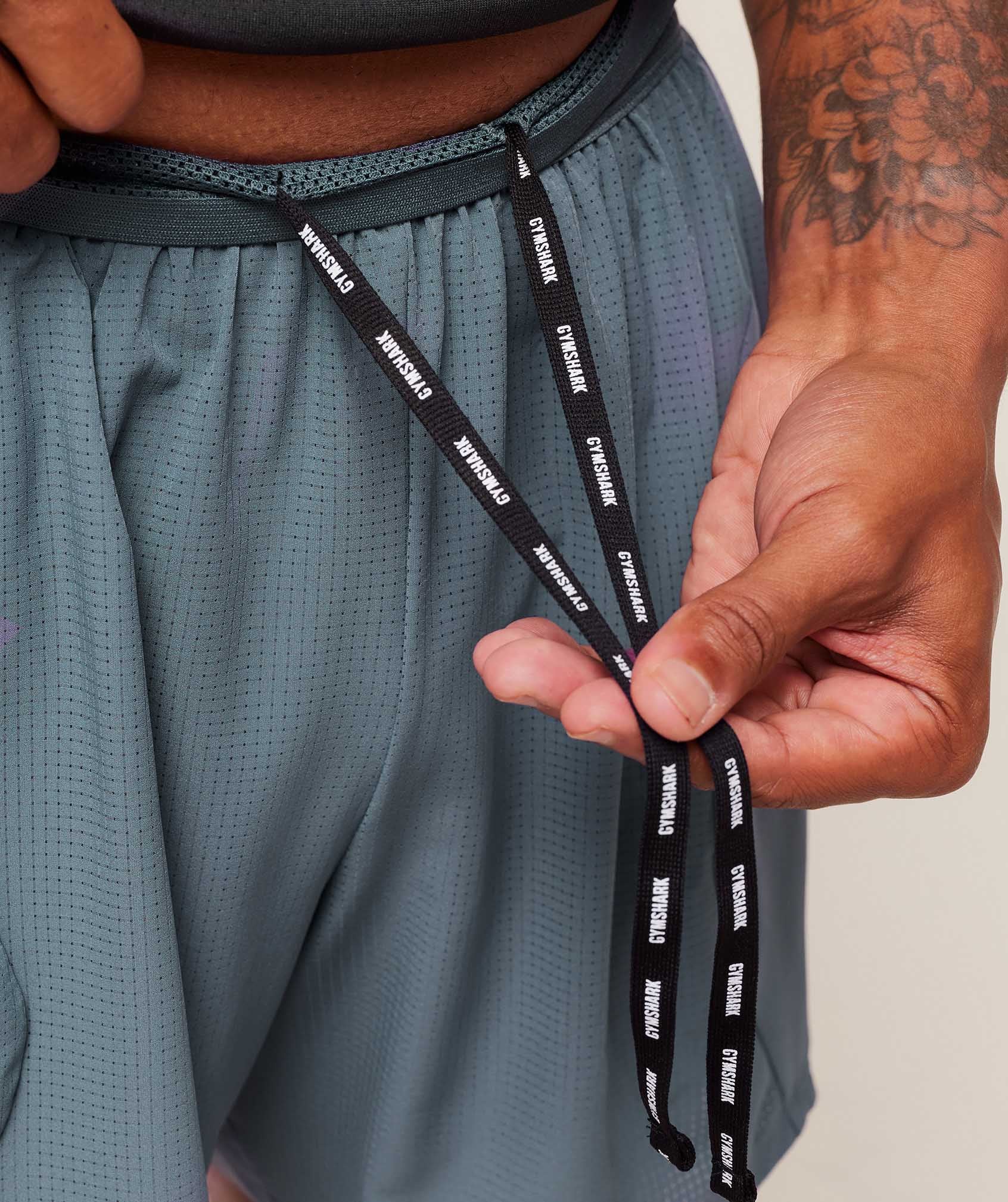 Gymshark Running 5" Shorts - Iron Blue - Image 5
