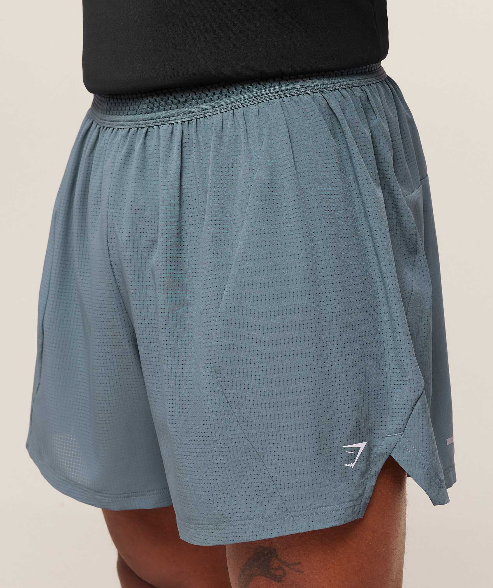 Gymshark Running 5" Shorts - Iron Blue - Image 8