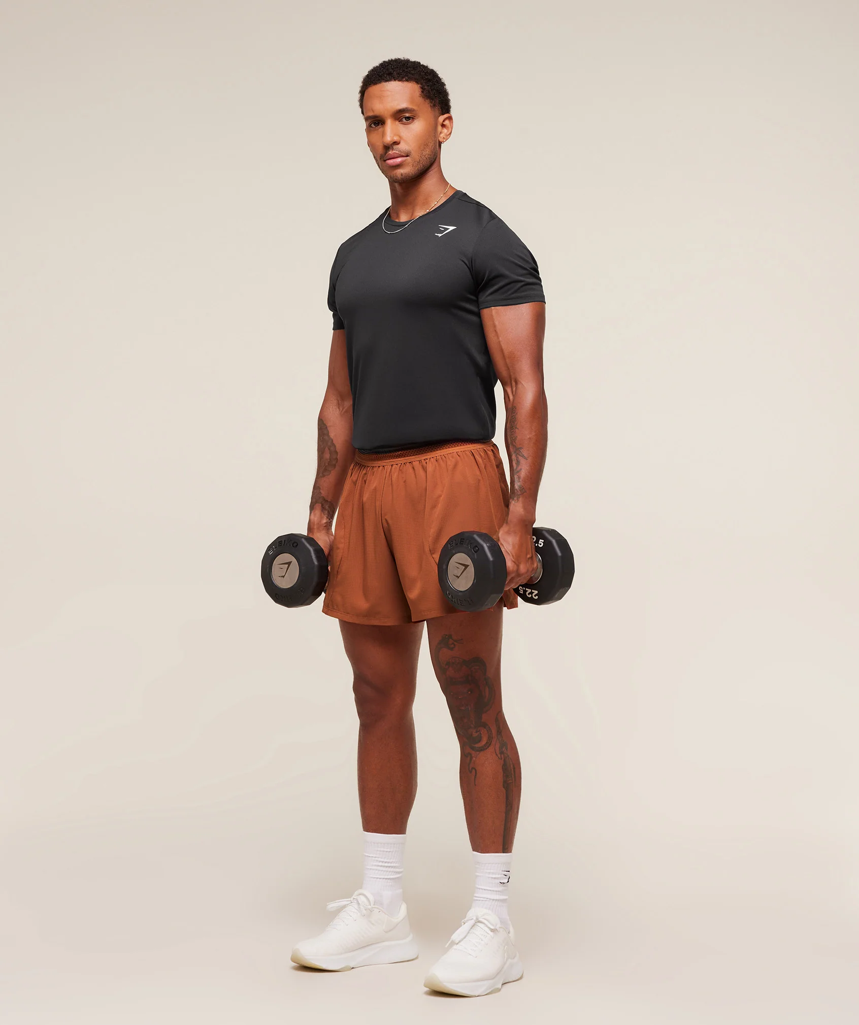 Gymshark Running 5" Shorts - Spiced Brown - Image 6