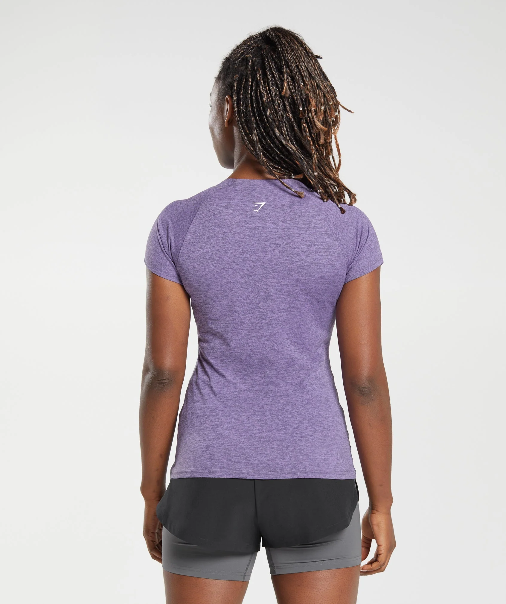 Gymshark Running T-Shirt - Dewberry Purple/Grape Purple - Image 2
