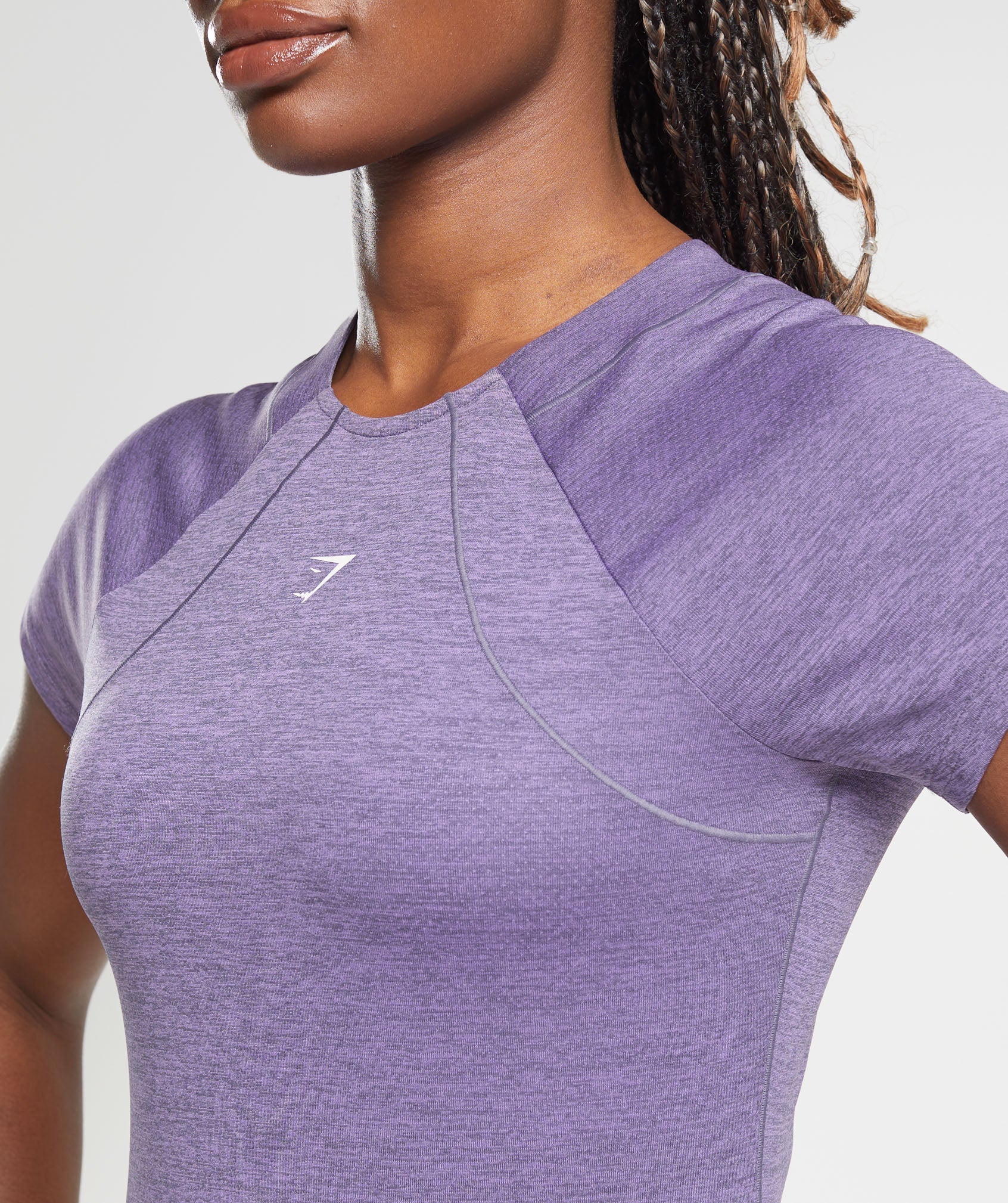 Gymshark Running T-Shirt - Dewberry Purple/Grape Purple - Image 5
