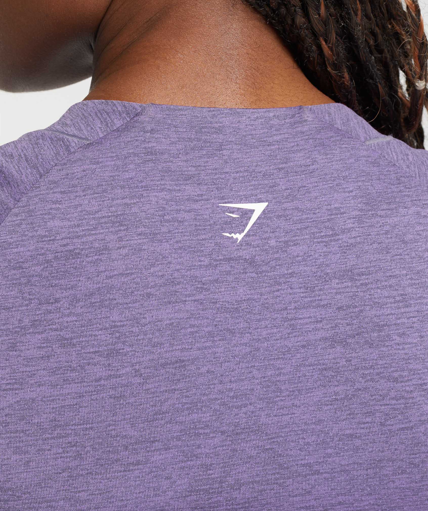 Gymshark Running T-Shirt - Dewberry Purple/Grape Purple - Image 6