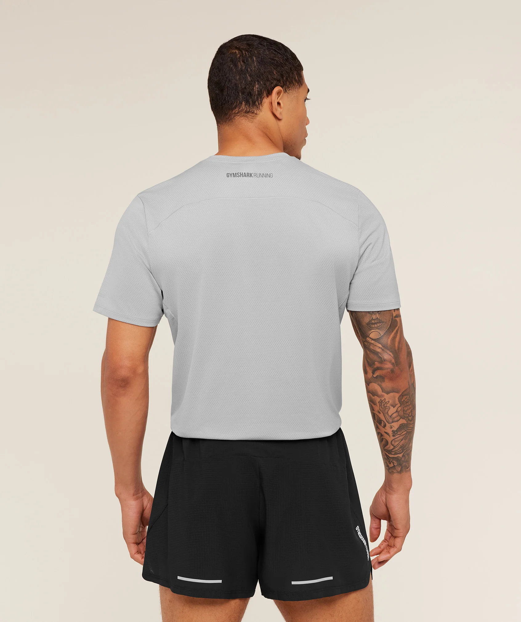 Gymshark Running T-Shirt - Stratus Grey - Image 2