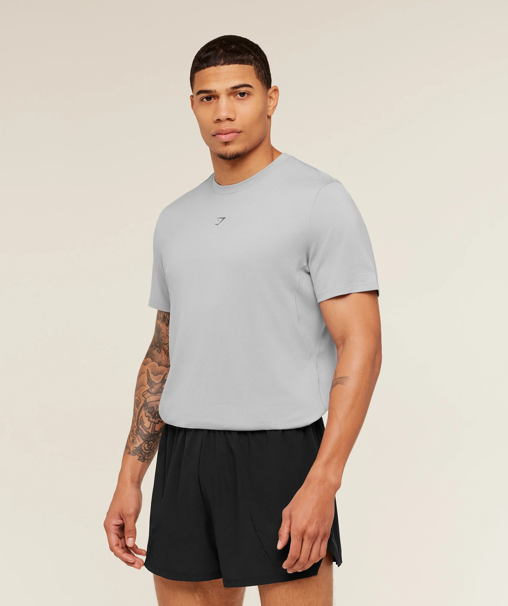 Gymshark Running T-Shirt - Stratus Grey - Image 3