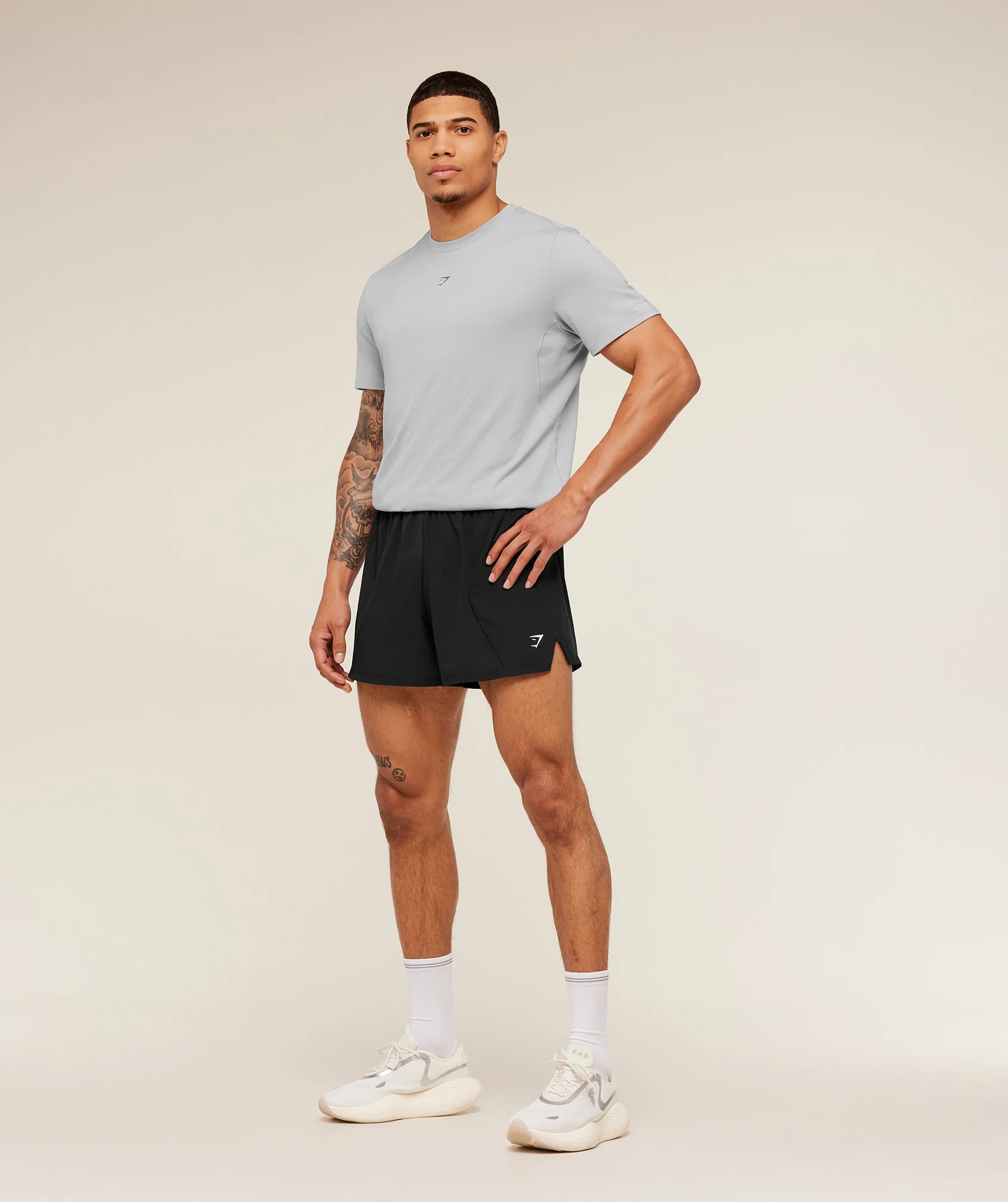 Gymshark Running T-Shirt - Stratus Grey - Image 4