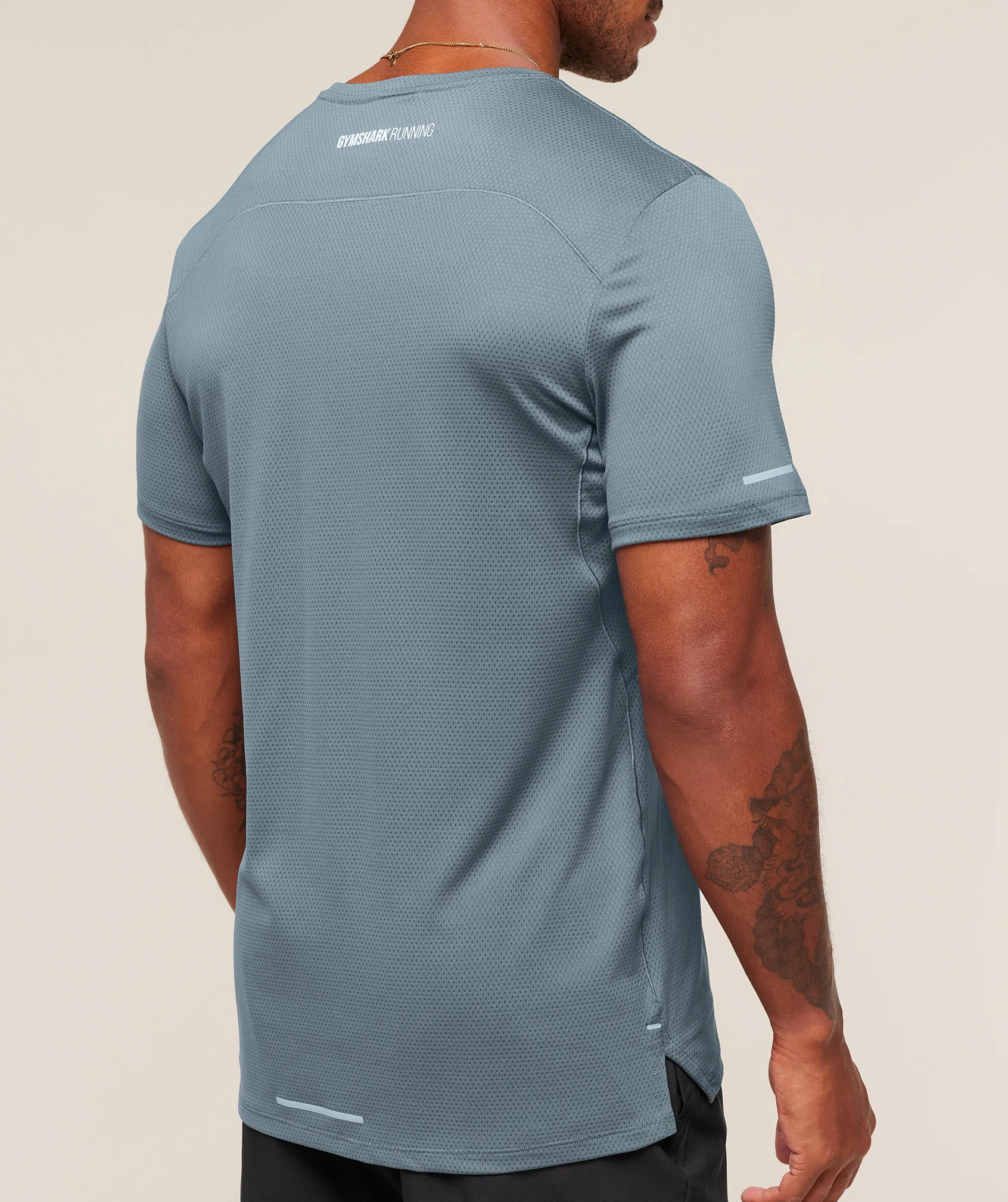Gymshark Running T-Shirt - Iron Blue - Image 6
