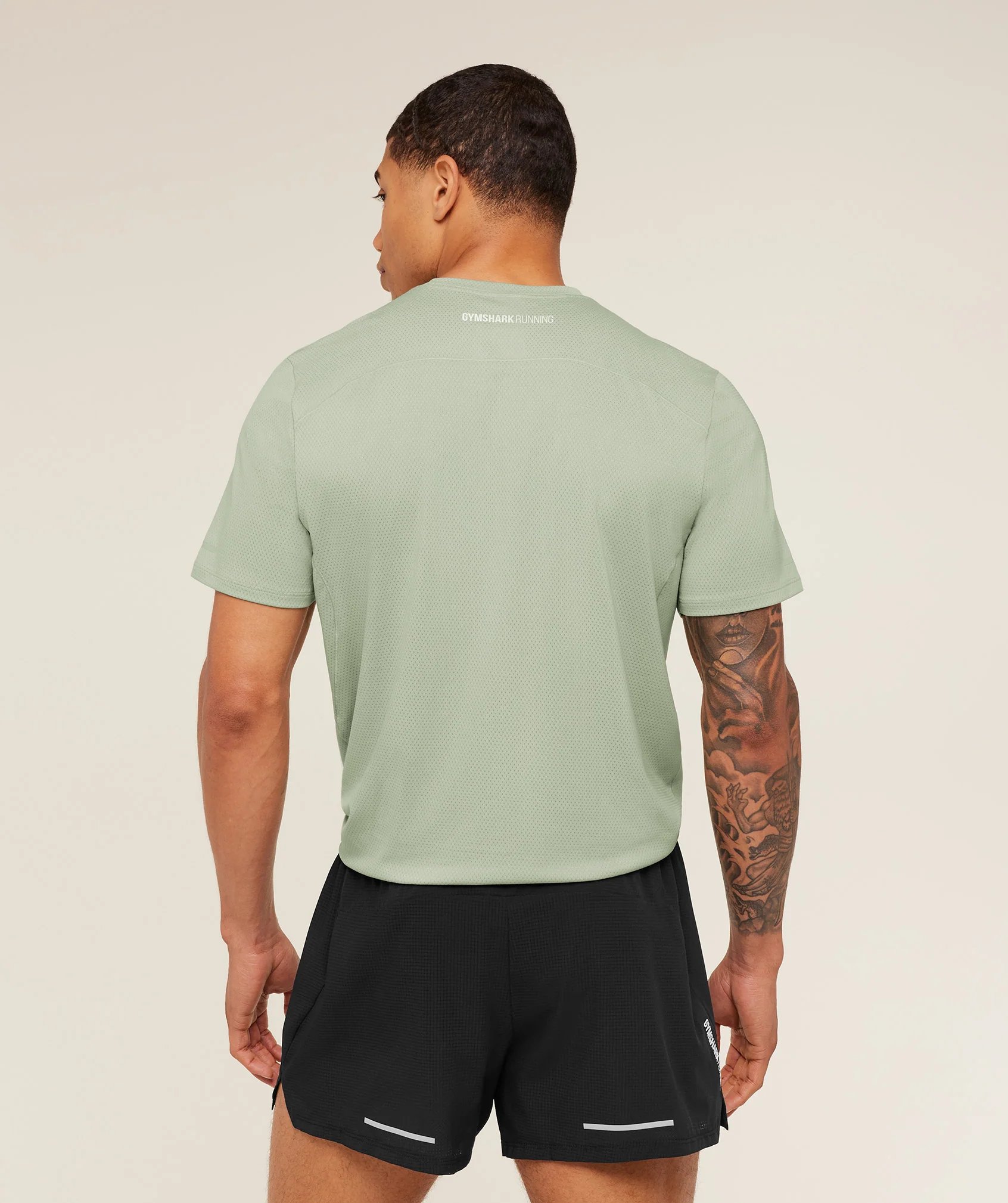 Gymshark Running T-Shirt - GS Haze Green - Image 2