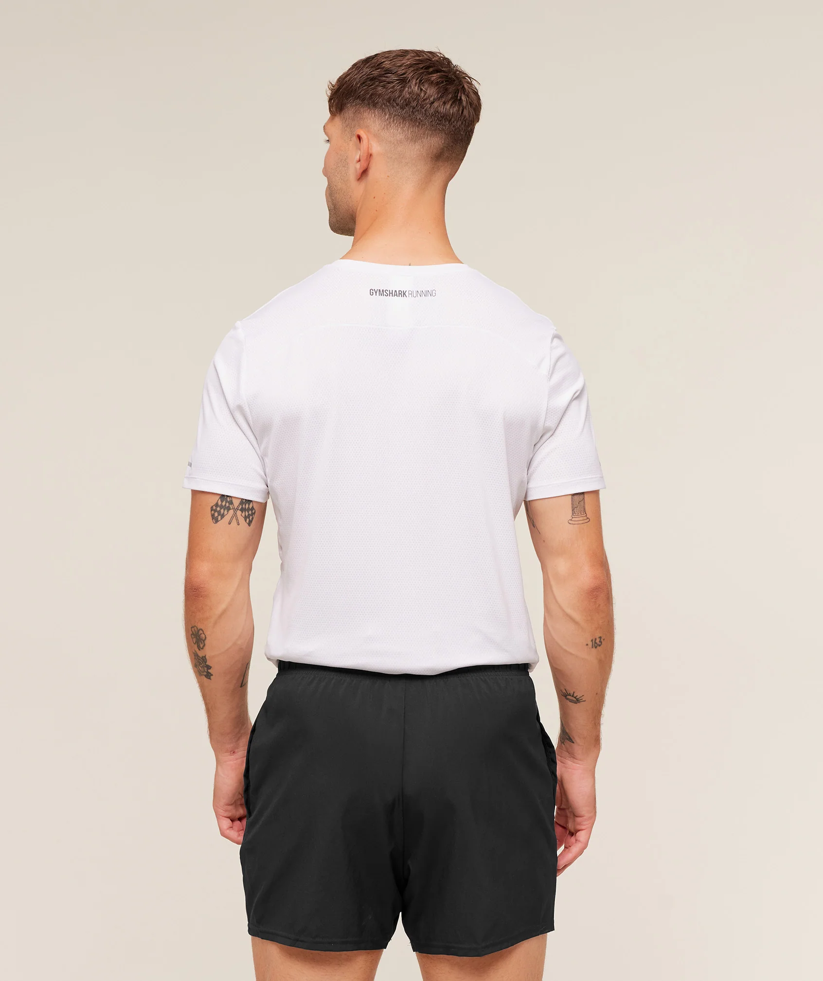 Gymshark Running T-Shirt - White - Image 2