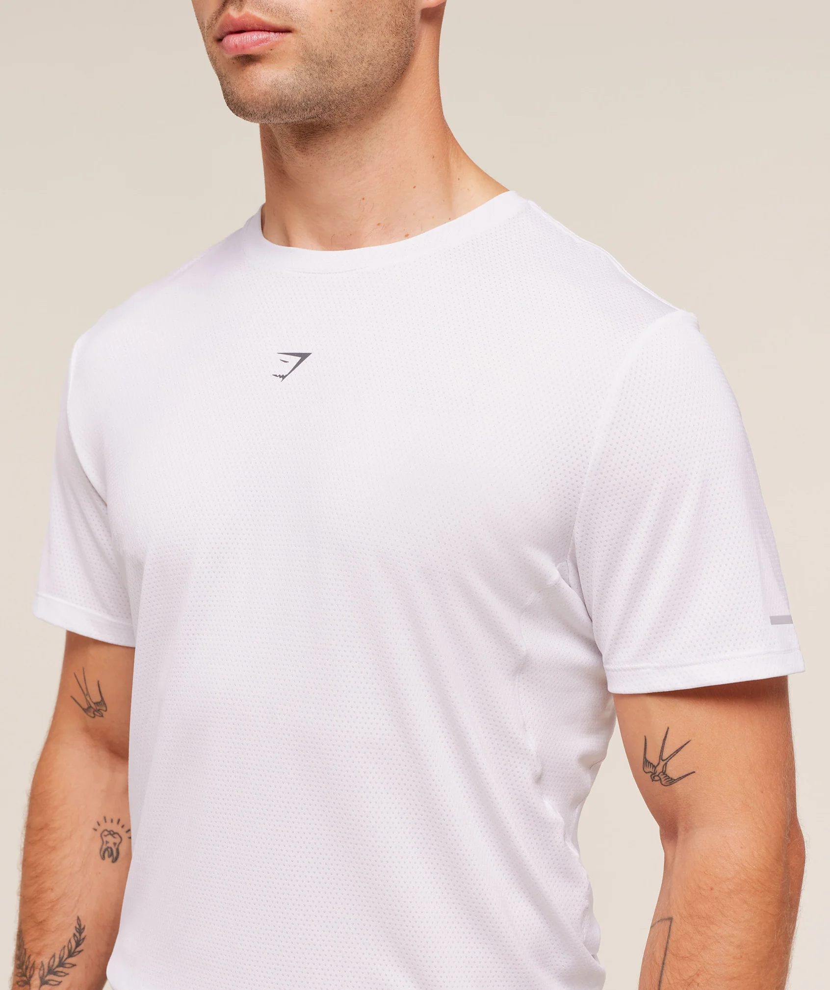 Gymshark Running T-Shirt - White - Image 5