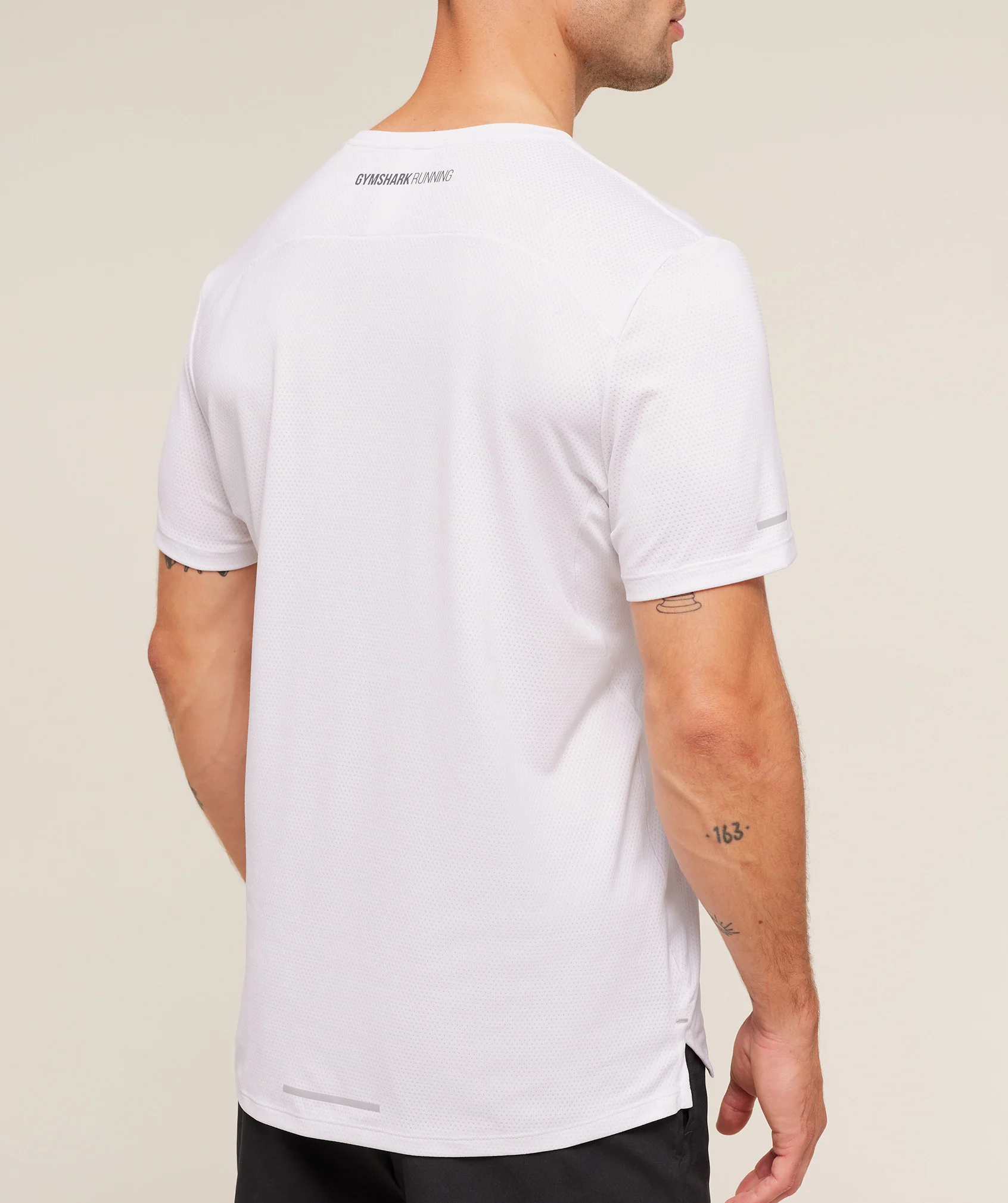 Gymshark Running T-Shirt - White - Image 6