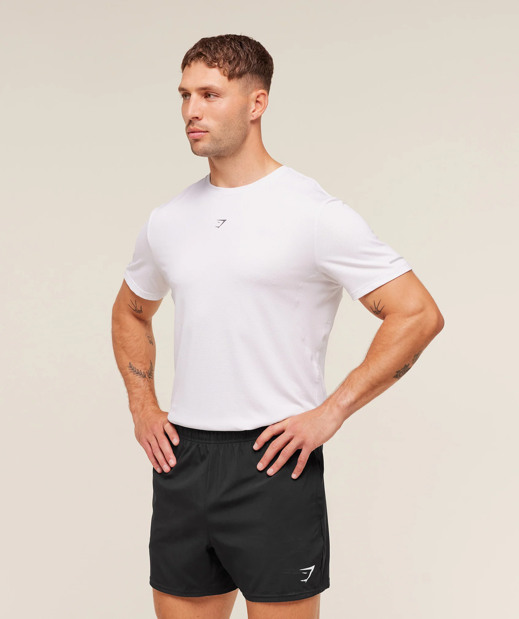 Gymshark Running T-Shirt - White - Image 7