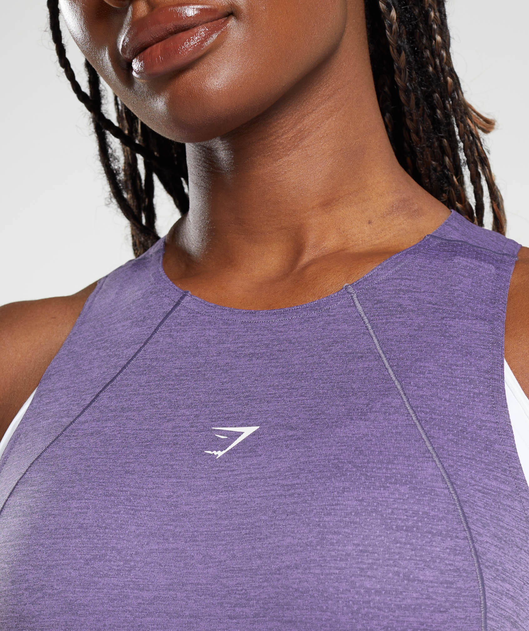 Gymshark Running Tank - Dewberry Purple/Grape Purple - Image 6