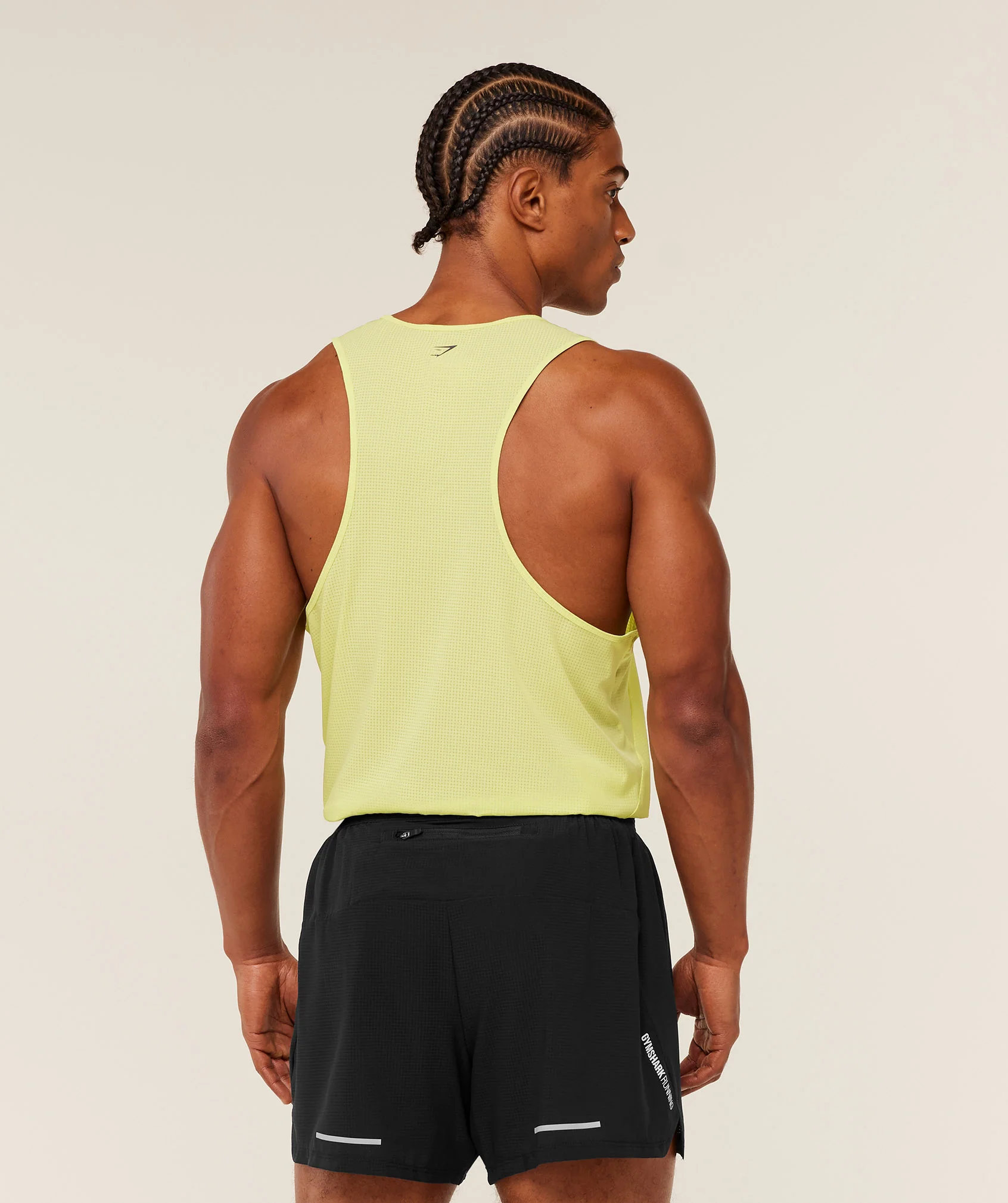 Gymshark Running Tank - Sorbet Yellow - Image 2
