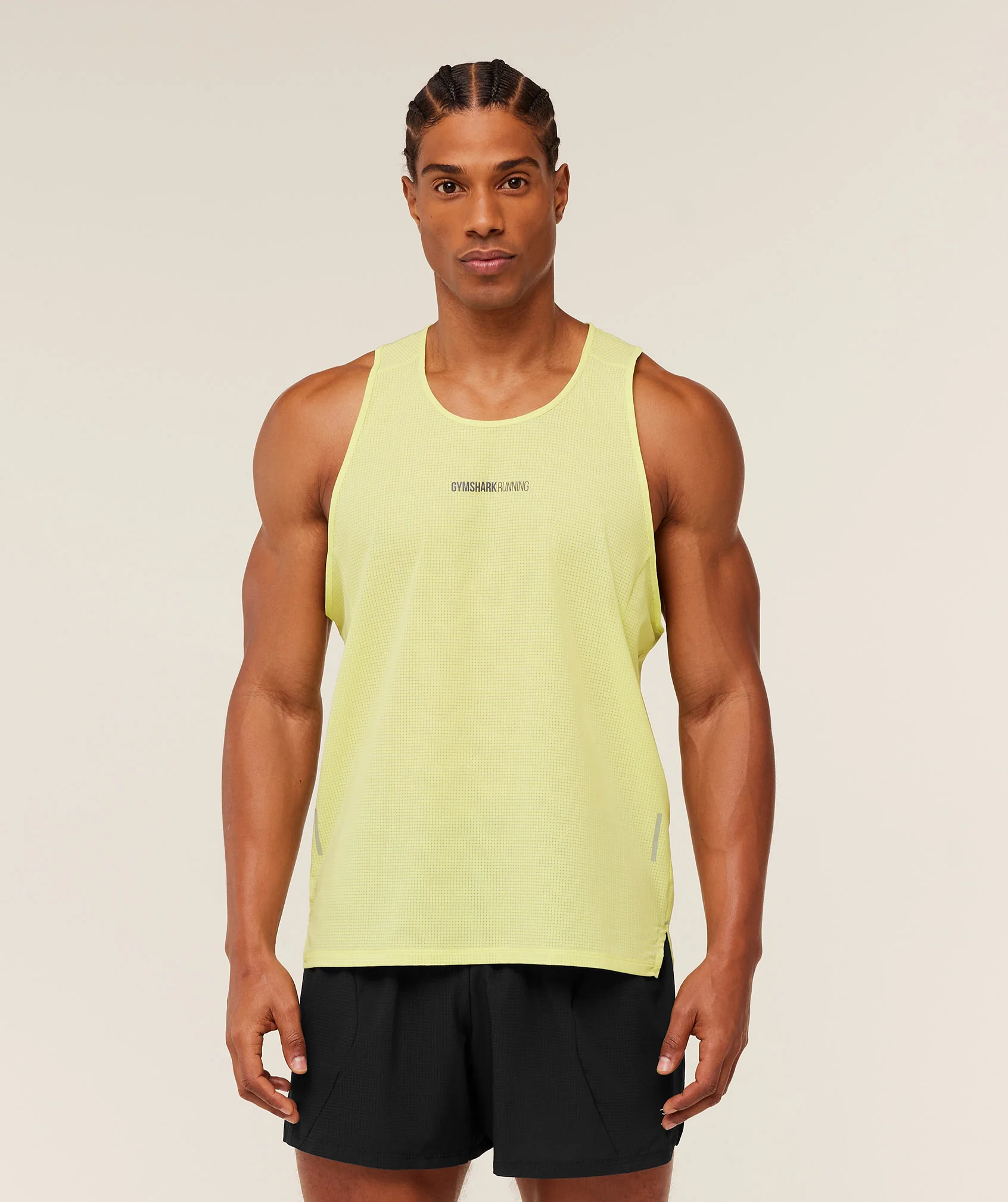 Gymshark Running Tank - Sorbet Yellow - Image 4