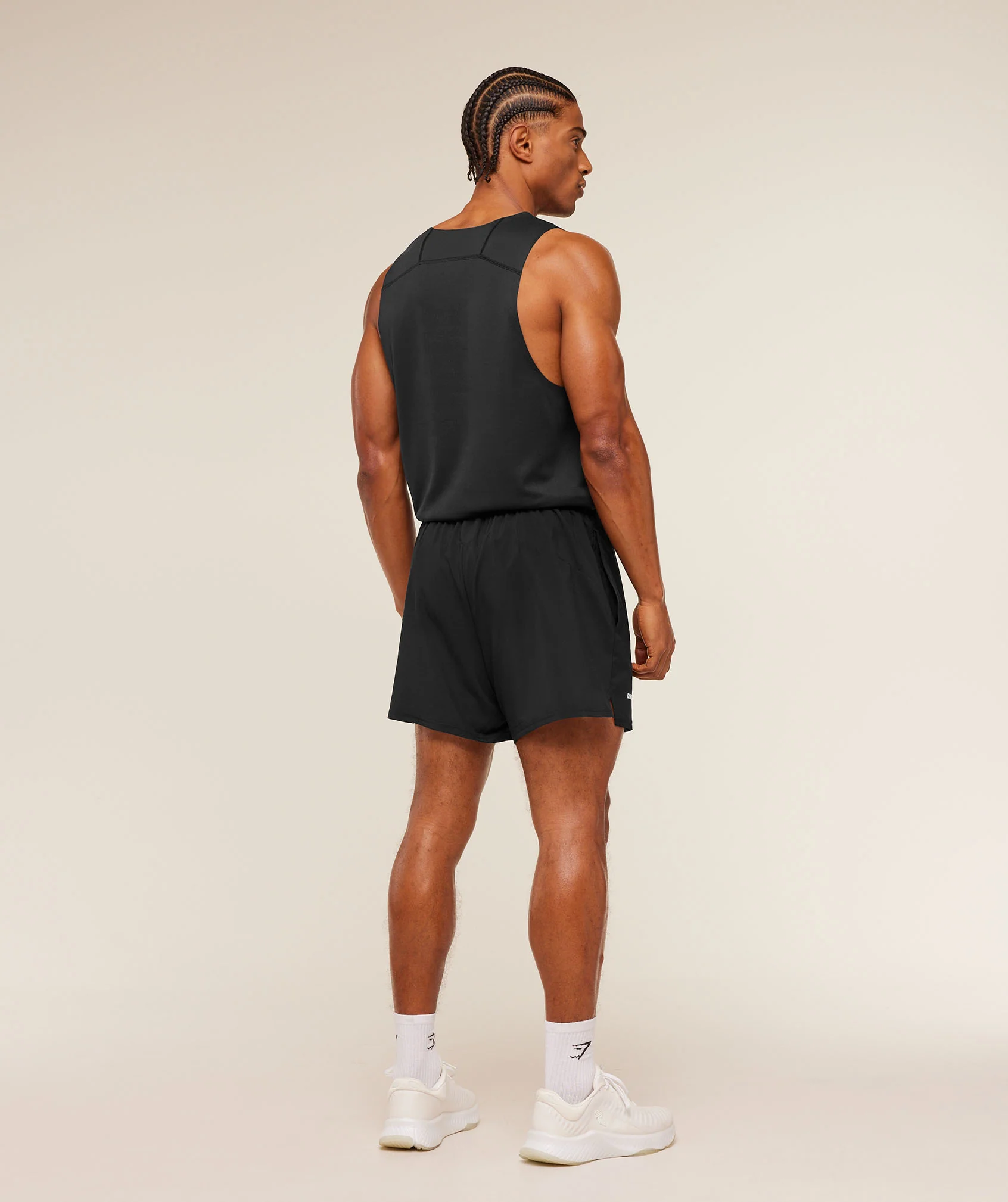 Gymshark Hybrid Engineered Jacquard Tank - Black - Image 5