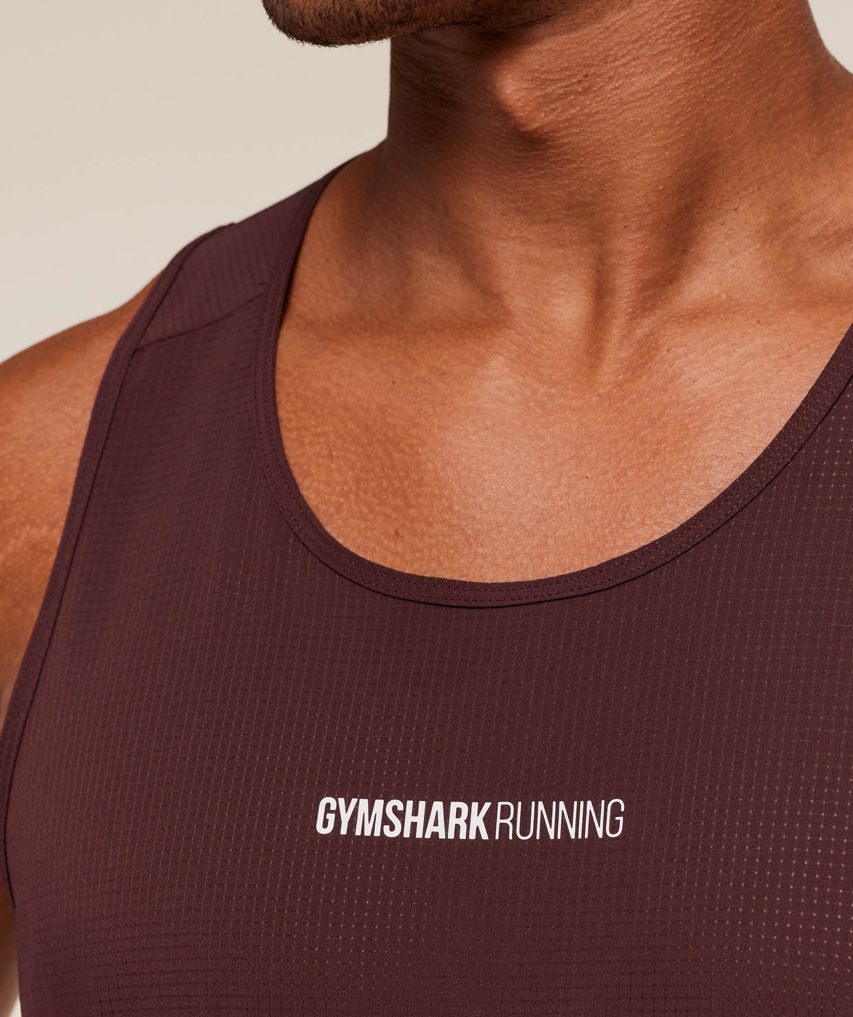 Gymshark Running Tank - Rich Maroon - Image 4
