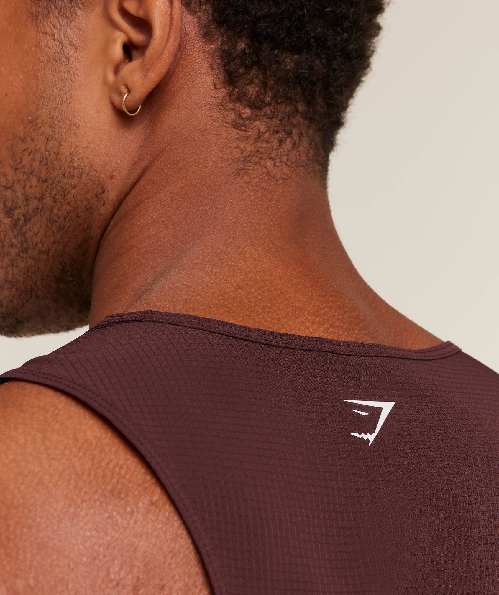 Gymshark Running Tank - Rich Maroon - Image 6