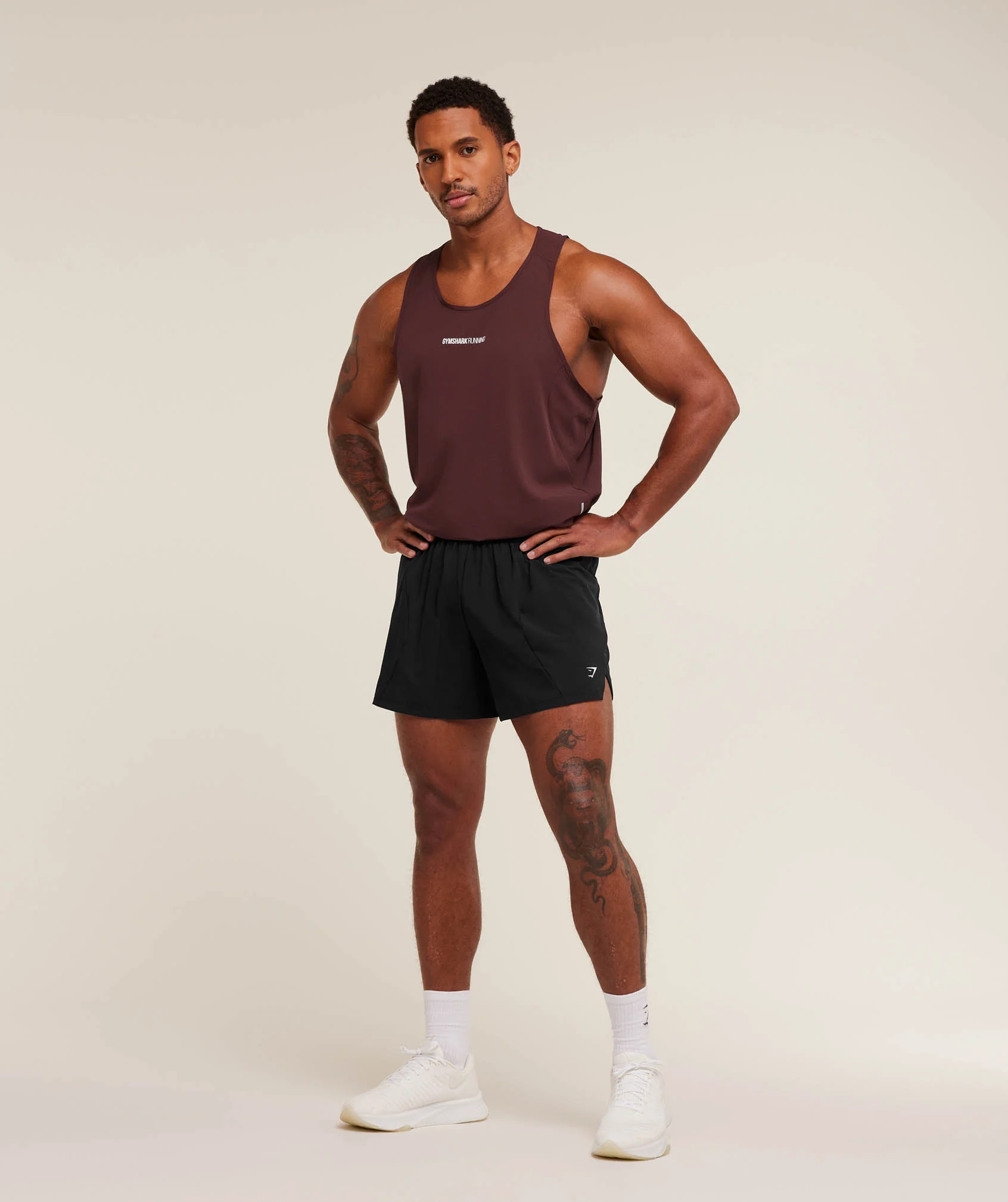 Gymshark Running Tank - Rich Maroon - Image 8