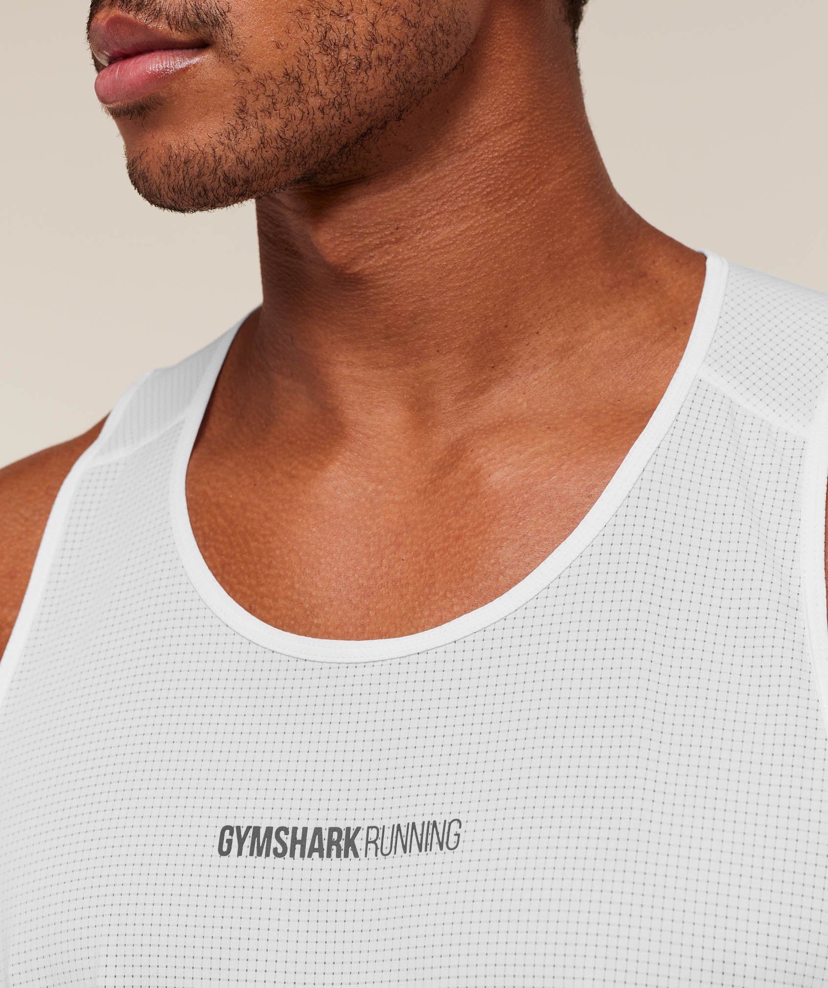 Gymshark Running Tank - White - Image 4
